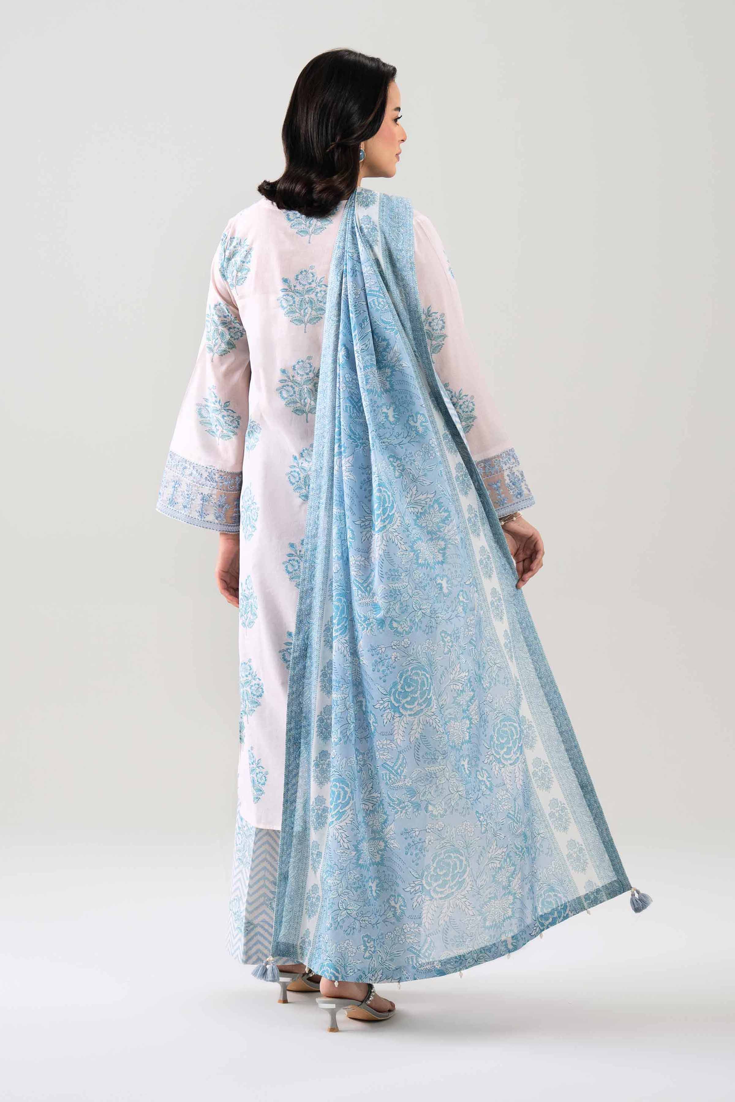 3 Piece Unstitched Embroidered Jacquard Suit