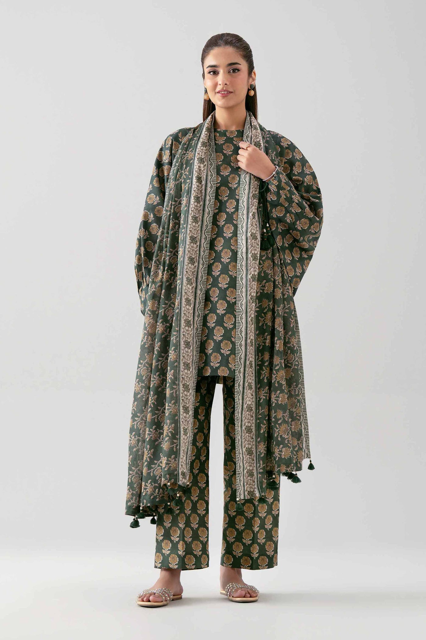 Embroidered Lawn Kurta