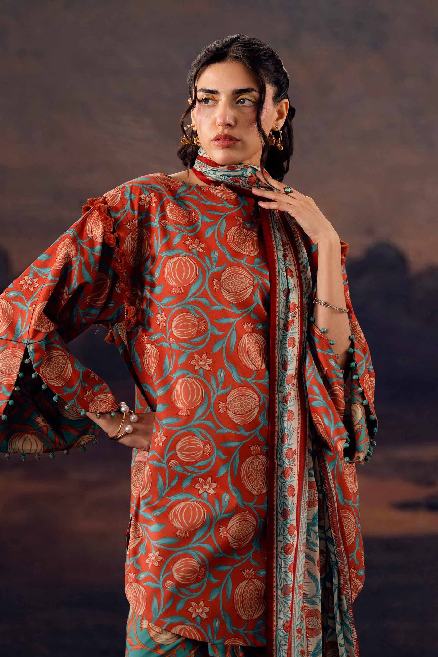 3 Piece Embroidered Lawn Suit