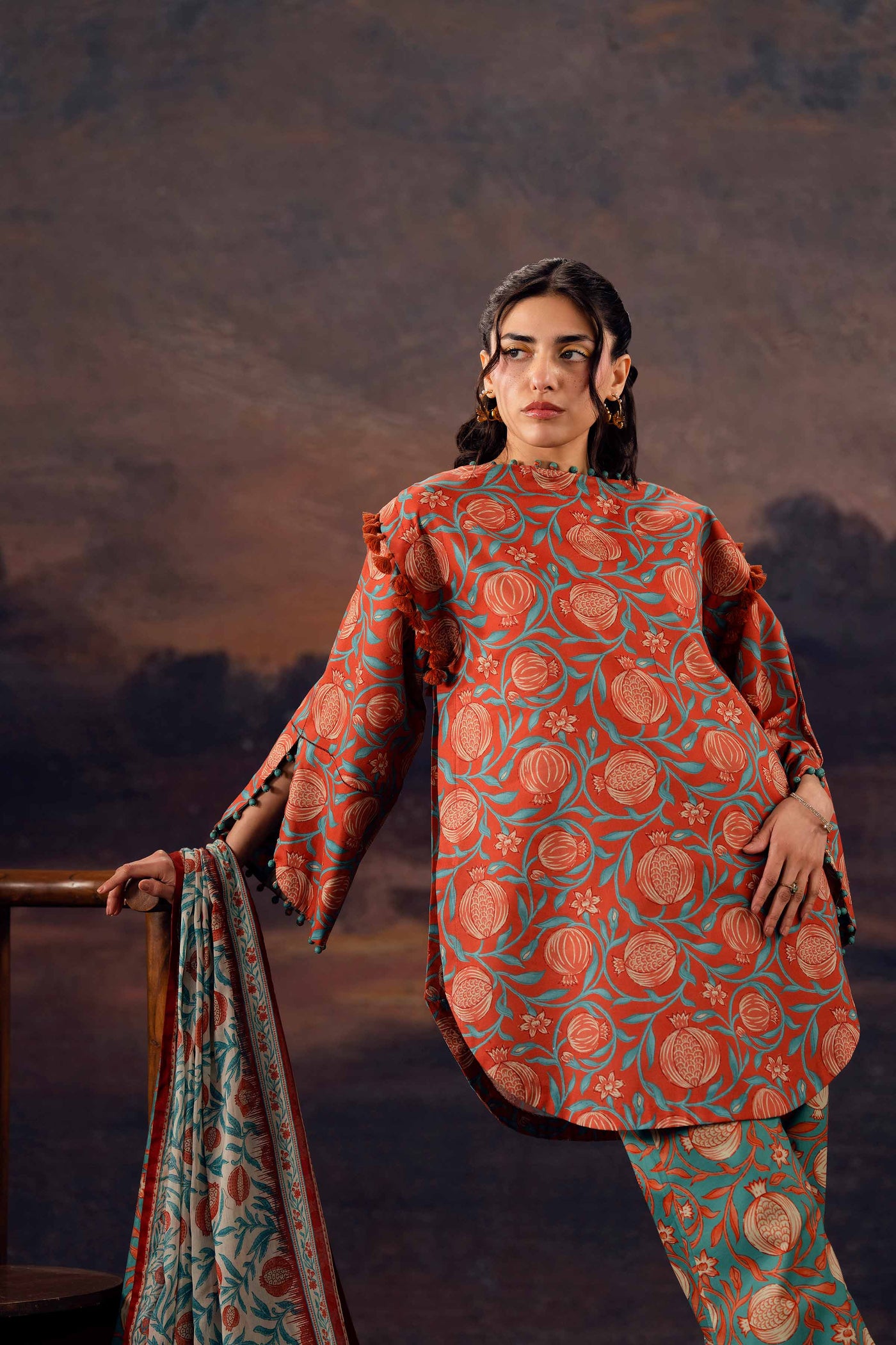 3 Piece Embroidered Lawn Suit