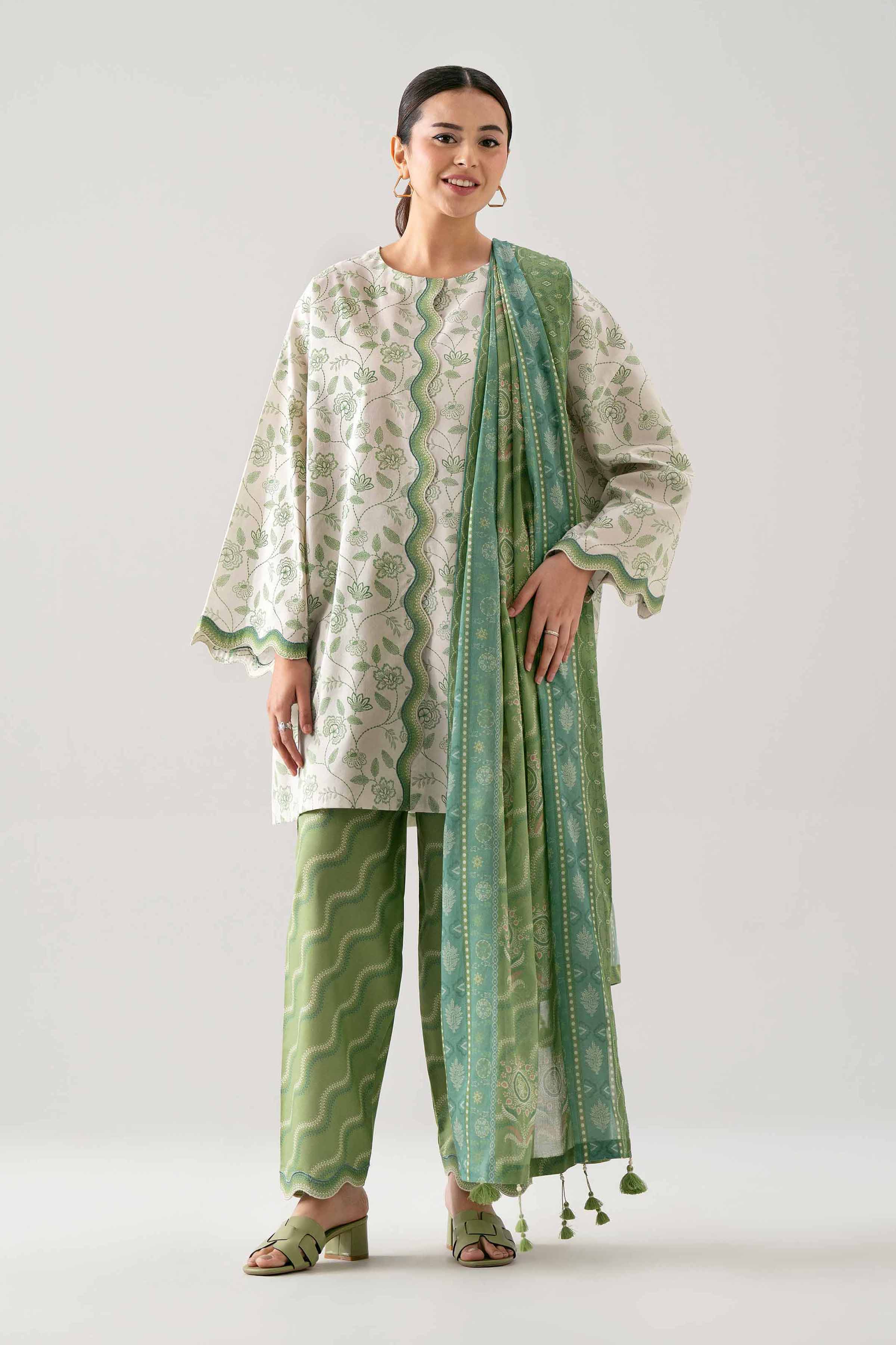 Embroidered Lawn Kurta