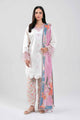 3 Piece Embroidered Chiffon Suit