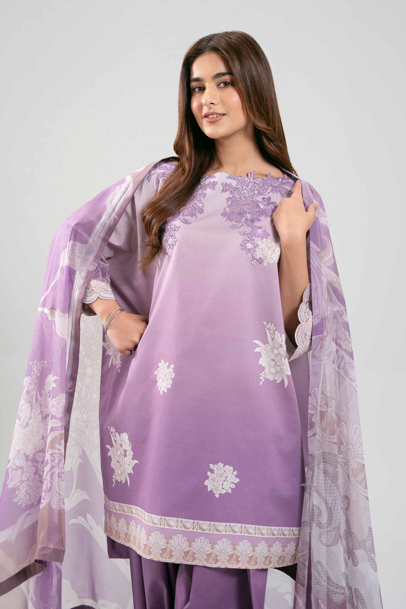 2 Piece Embroidered Lawn Suit