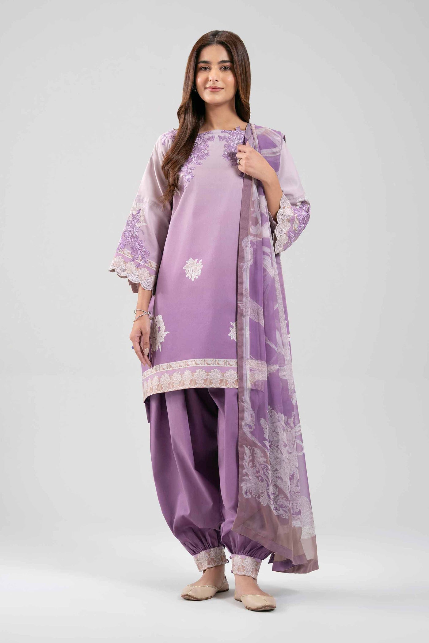 2 Piece Embroidered Lawn Suit