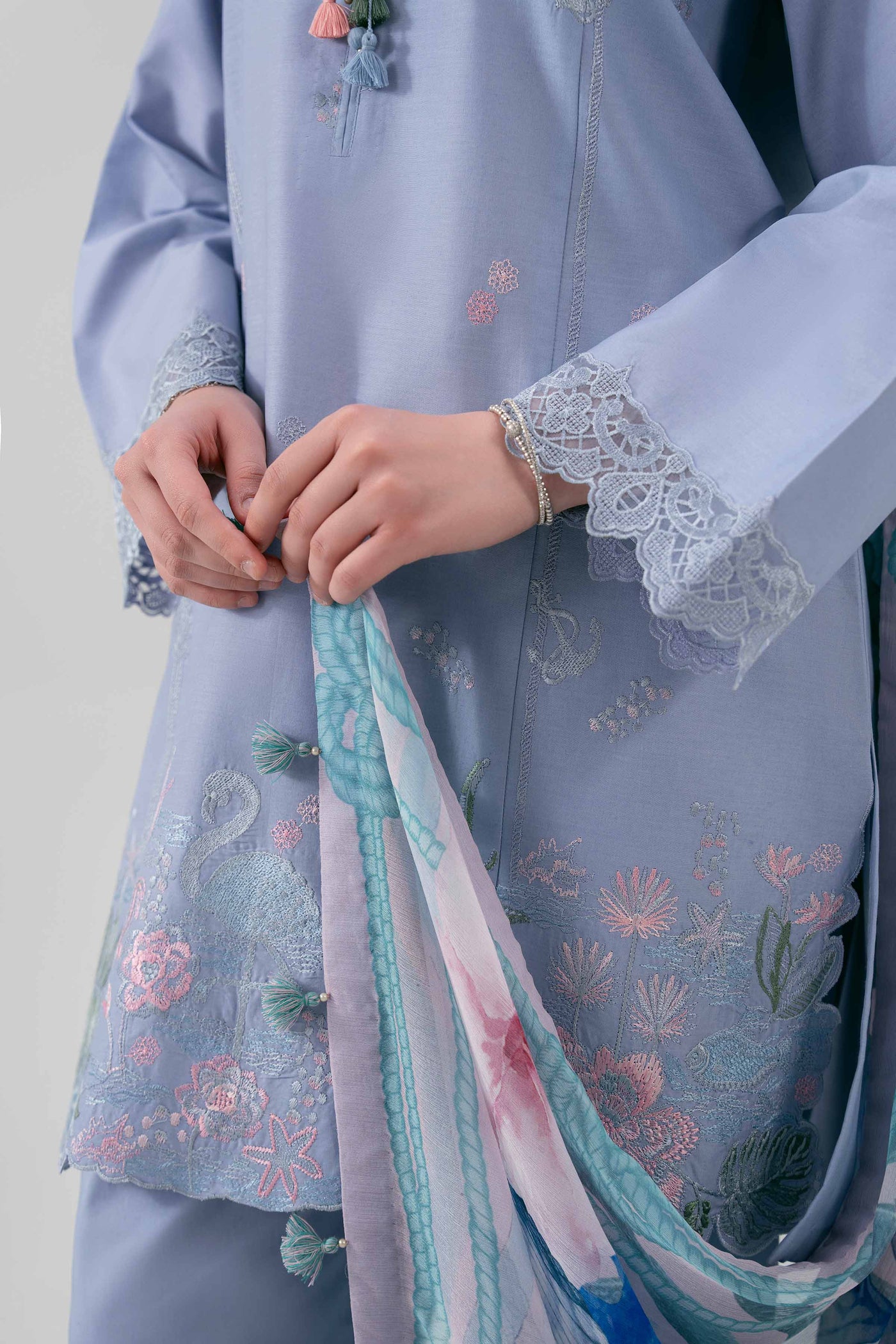 3 Piece Embroidered Lawn Suit