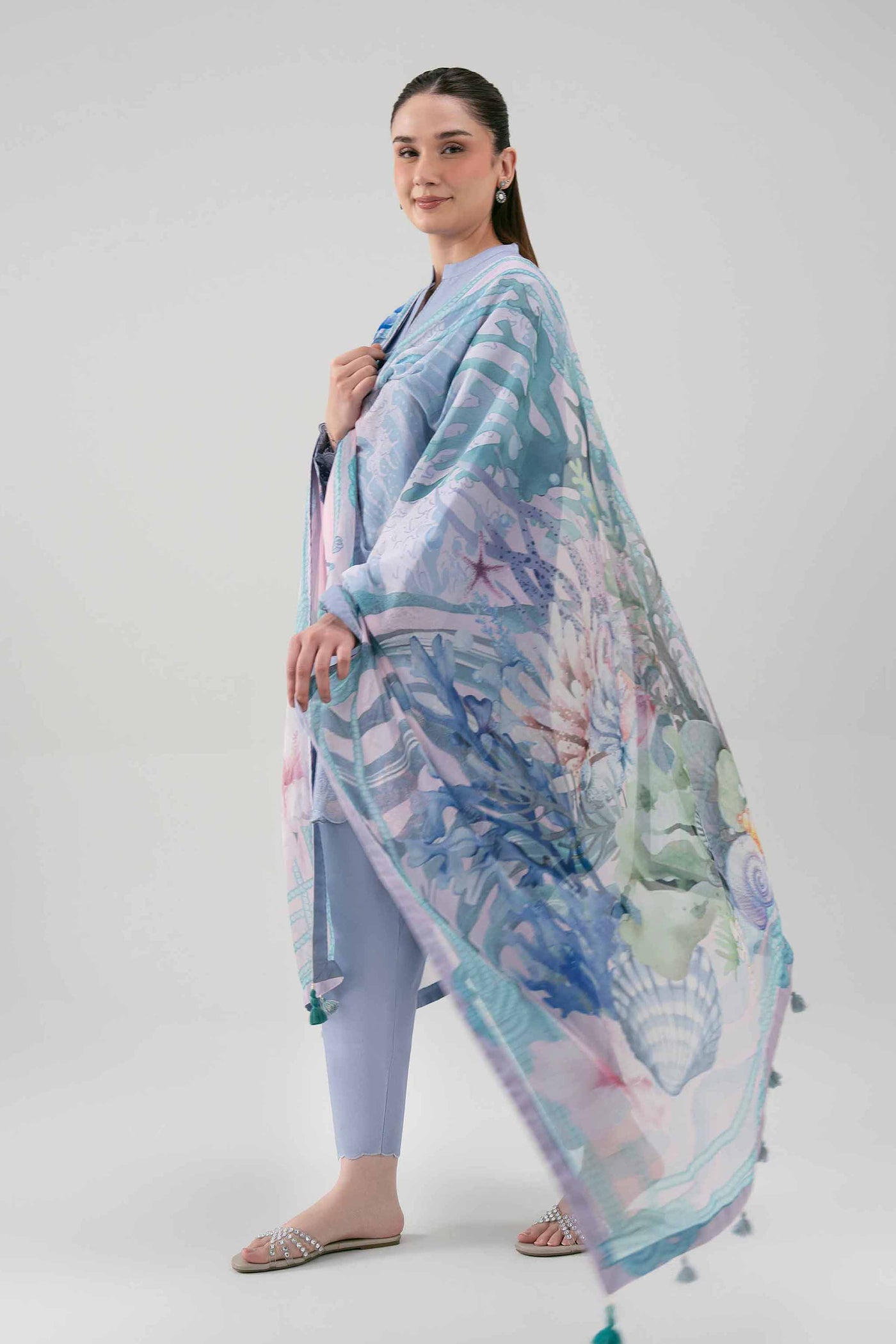 3 Piece Embroidered Lawn Suit