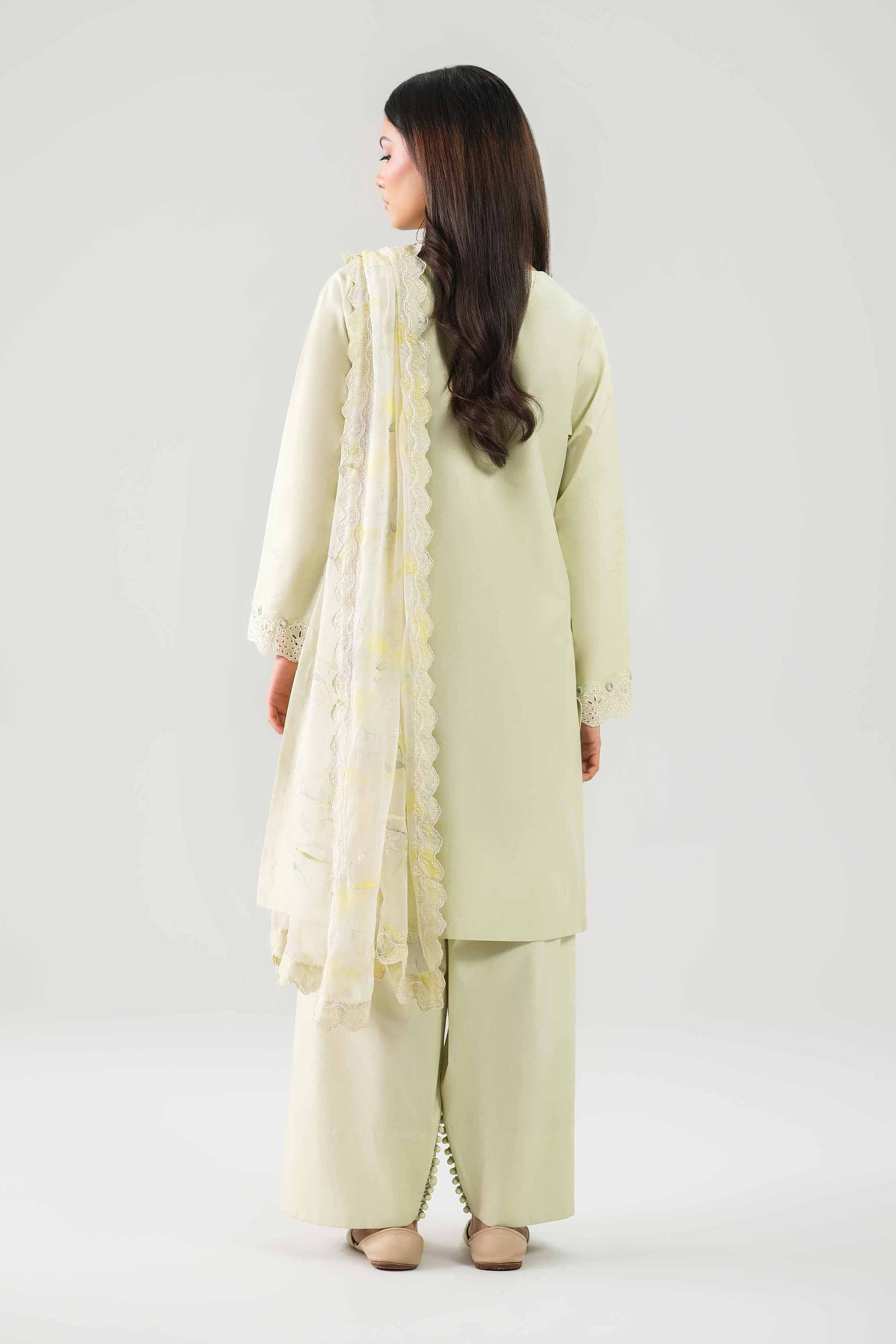 3 Piece - Digital Printed Embroidered Suit - 42601231