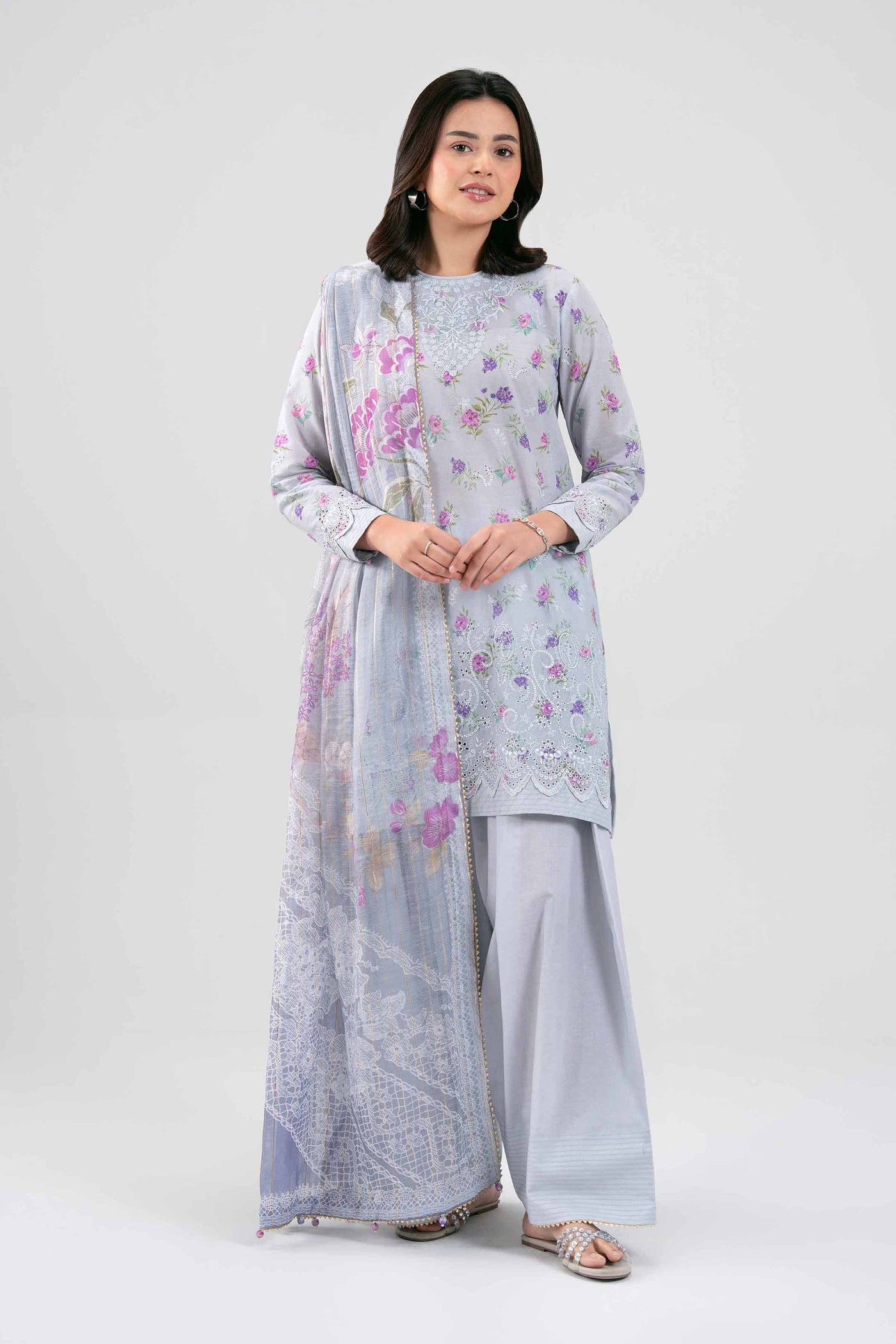 Embroidered Lawn Kurta