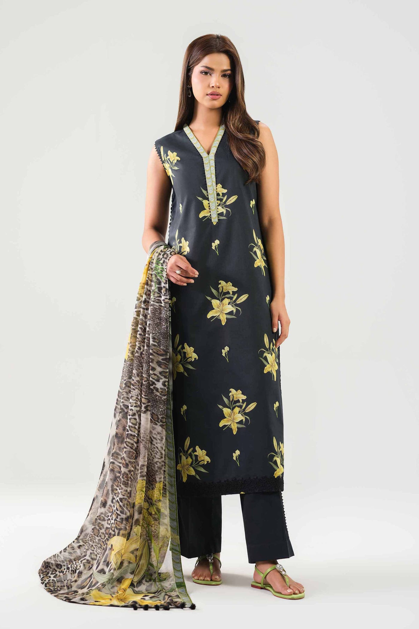 3 Piece Printed Lawn Suit