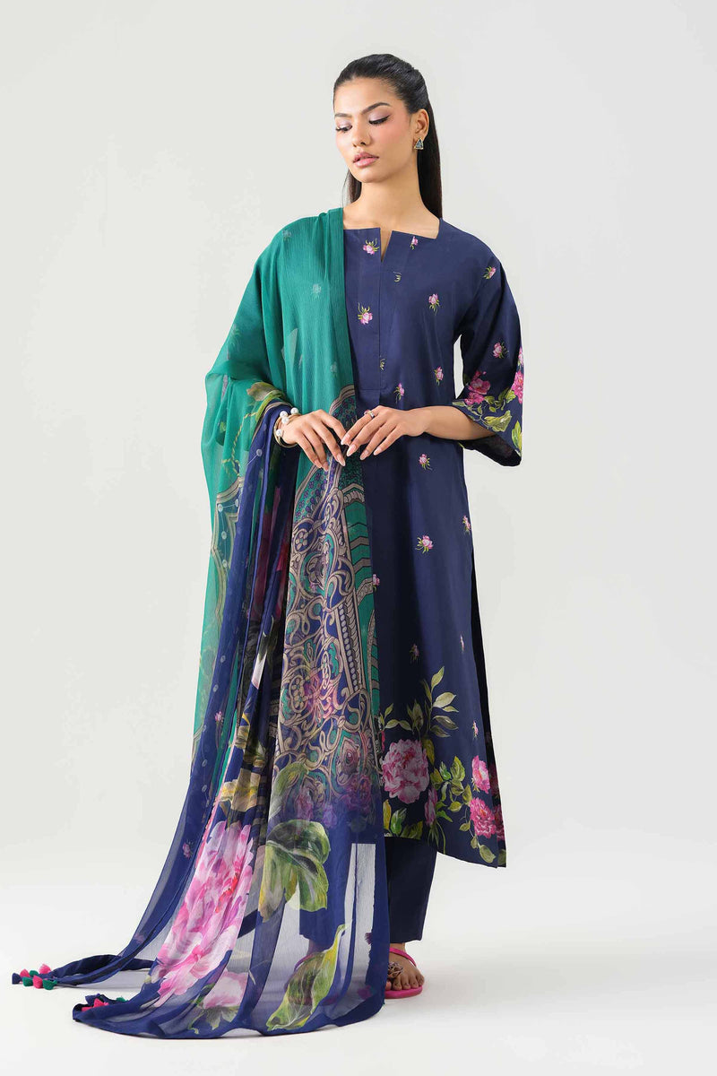 3 Piece - Digital Printed Suit - 42601243
