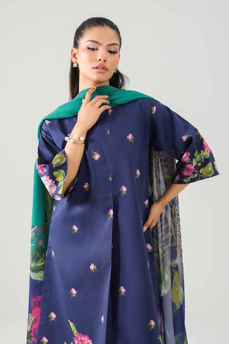 3 Piece - Digital Printed Suit - 42601243