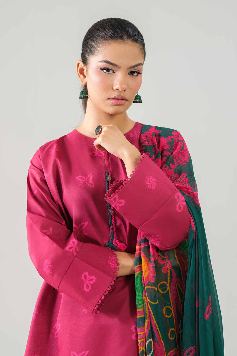 3 Piece - Digital Printed Suit - 42601246