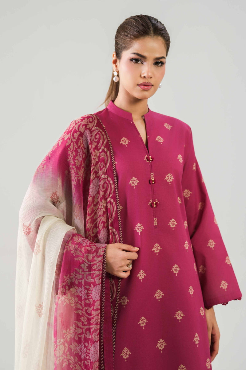 3 Piece - Digital Printed Suit - 42601247