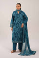 3 Piece Unstitched Embroidered Jacquard Lawn Suit