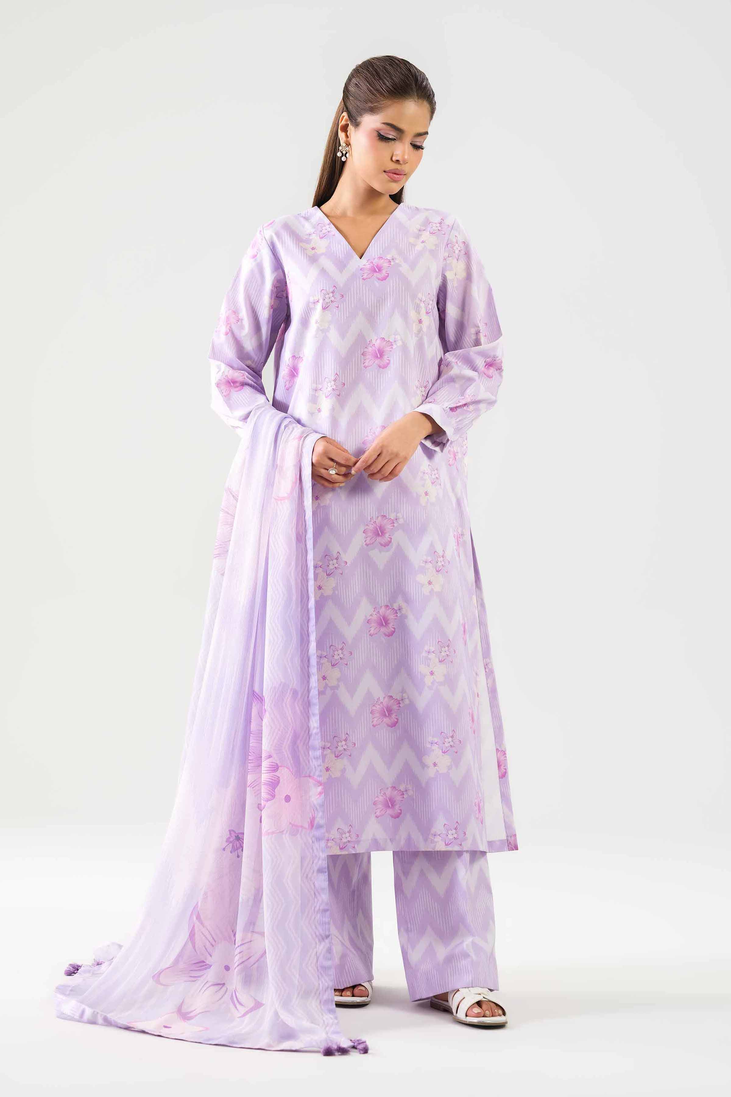 3 Piece - Digital Printed Suit - 42601256