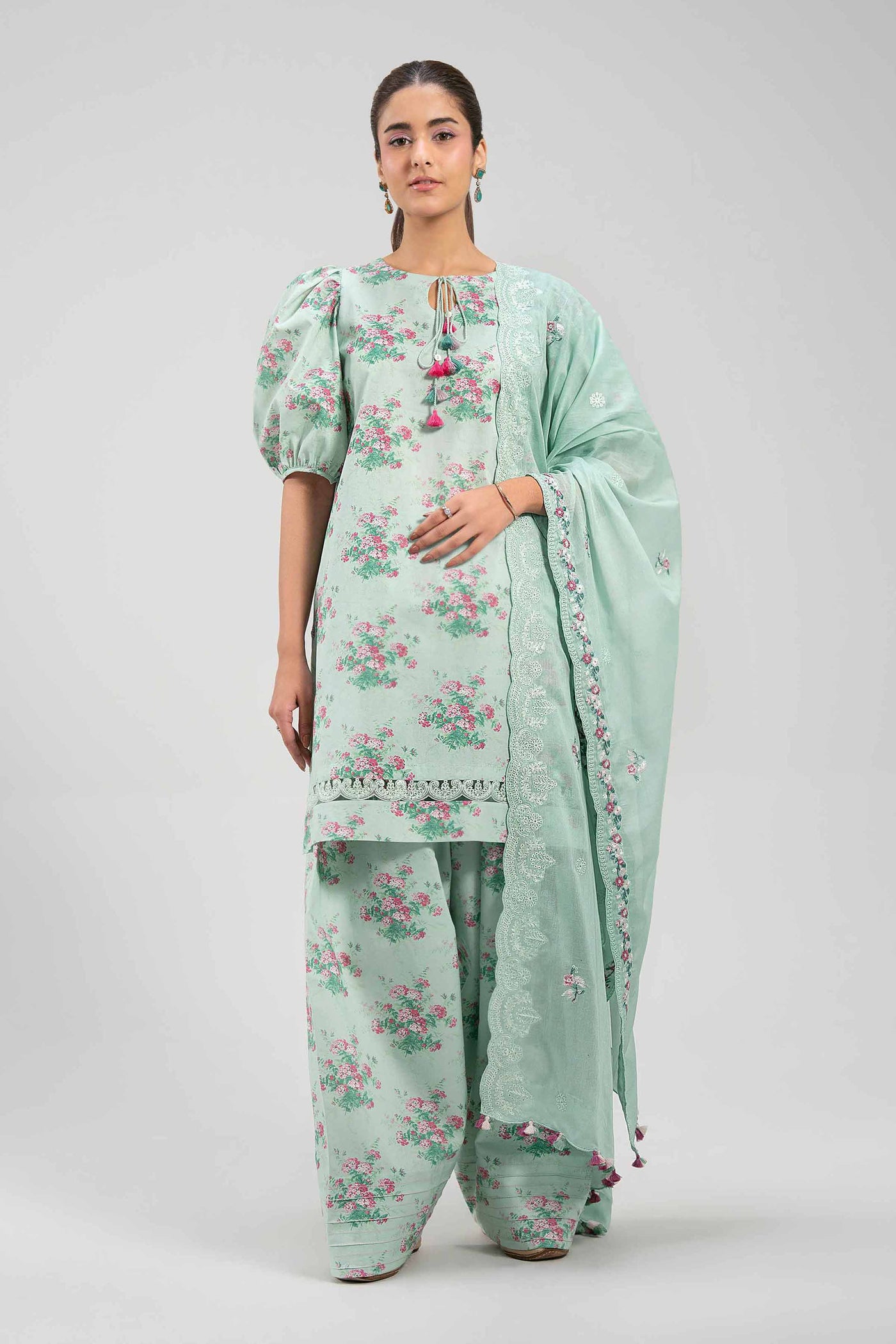 3 Piece Embroidered Lawn Suit