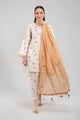 3 Piece Embroidered Dobby Lawn Suit