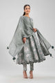 3 Piece Embroidered Net Suit