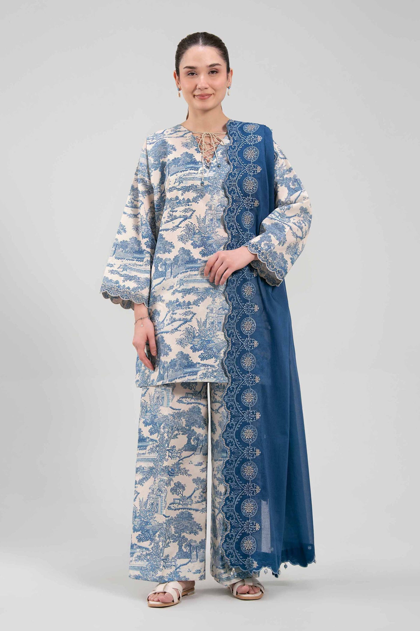 2 Piece Embroidered Lawn Suit