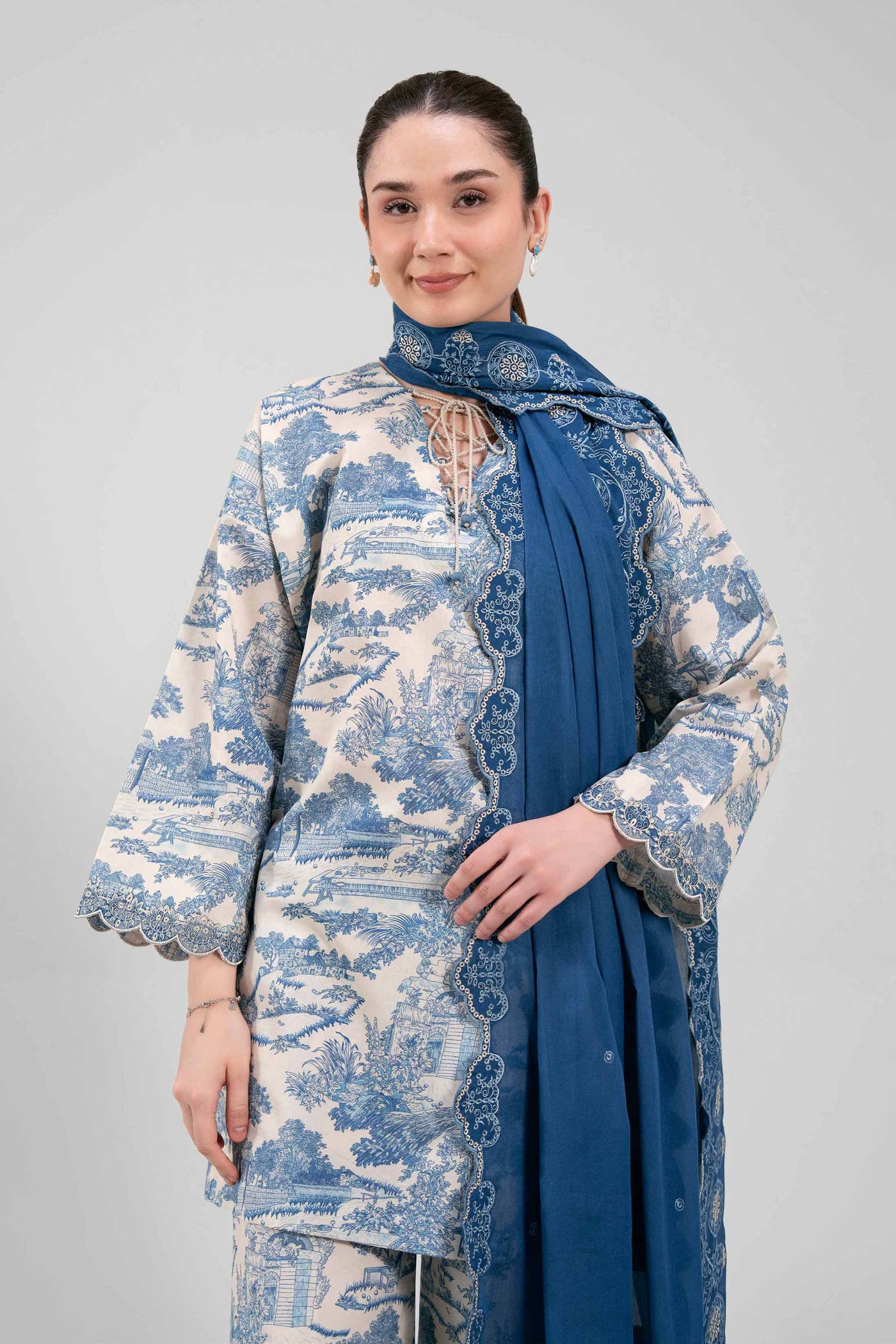 2 Piece Embroidered Lawn Suit