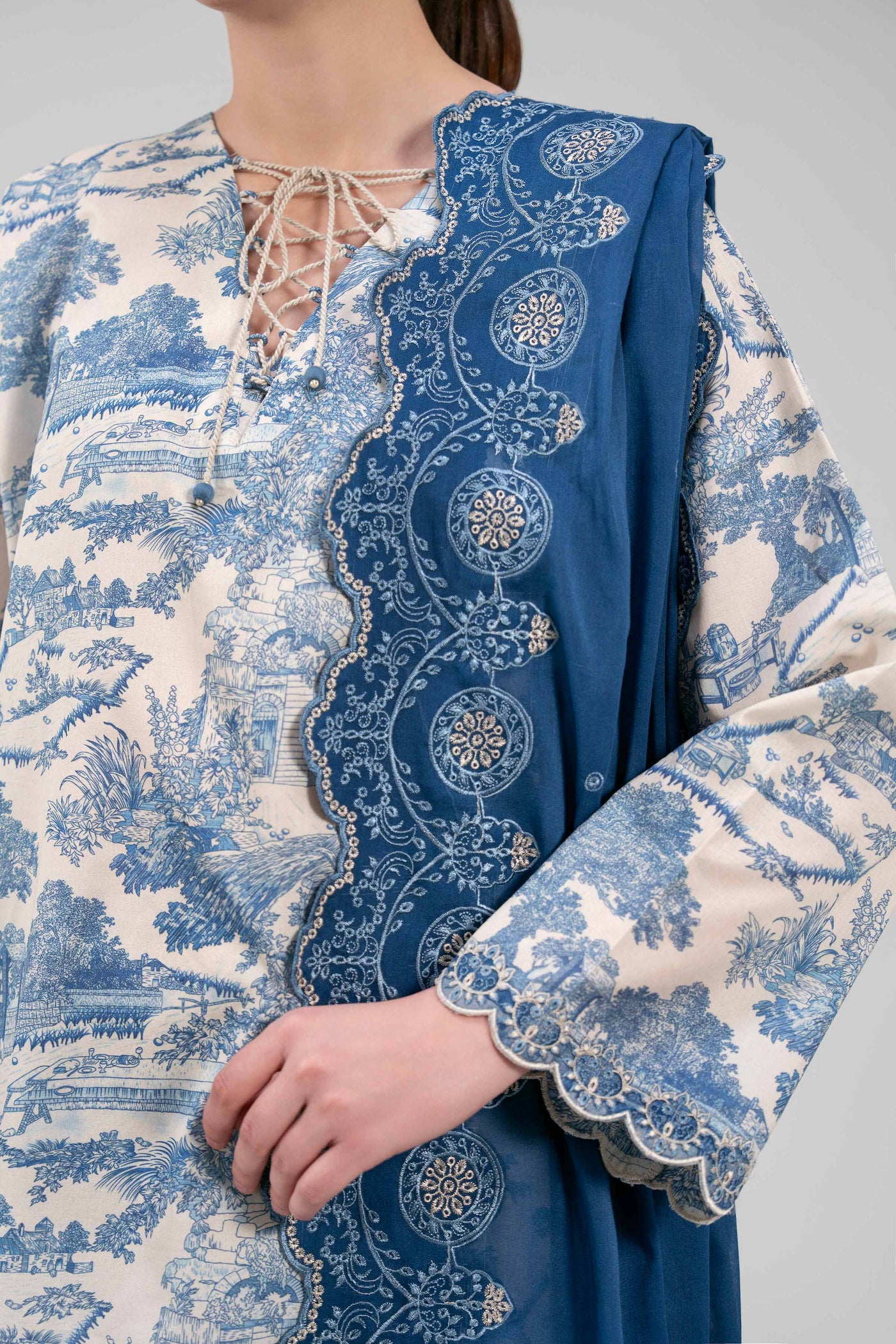 2 Piece Embroidered Lawn Suit