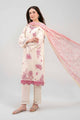3 Piece Embroidered Dobby Jacquard Suit