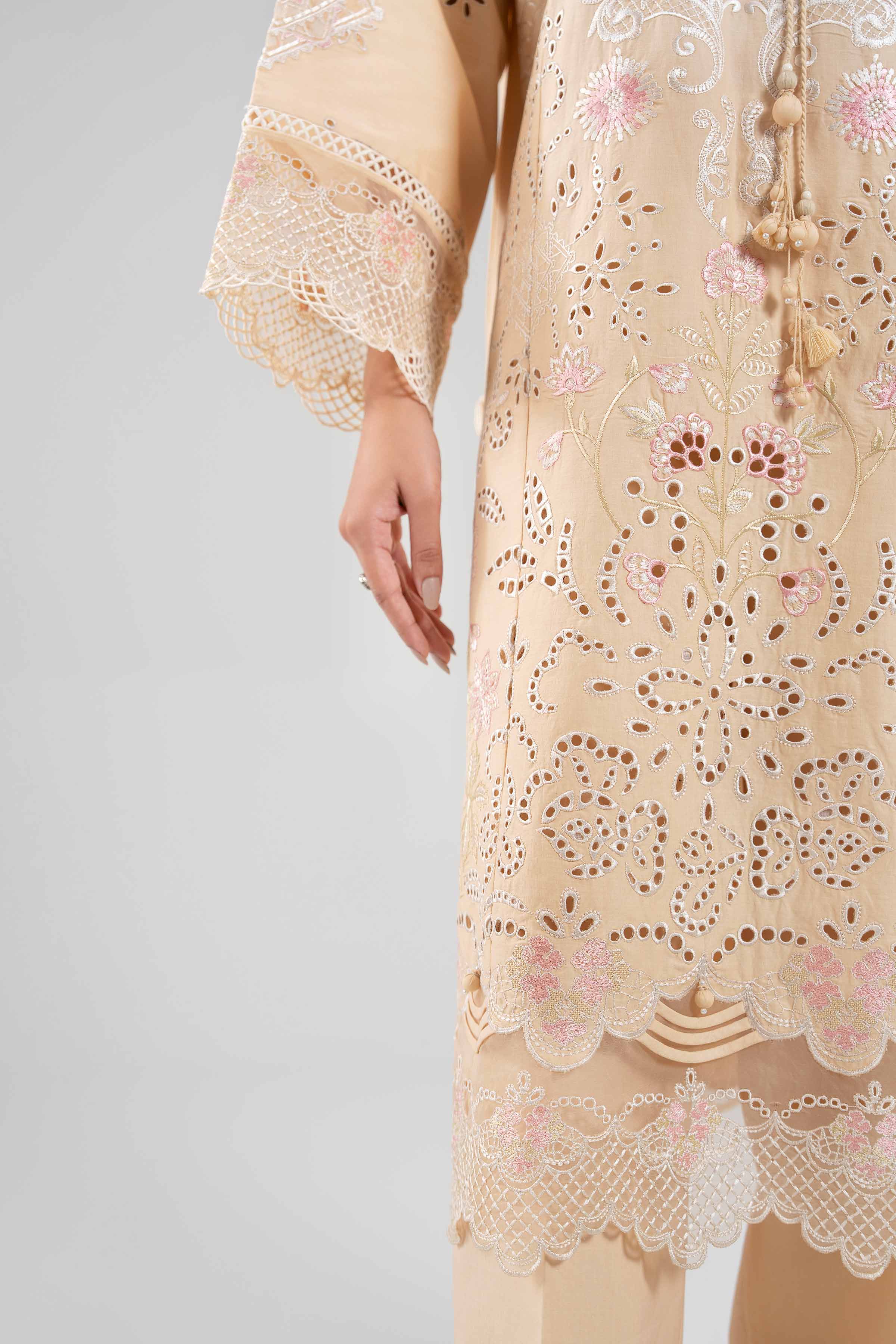 3 Piece - Digital Printed Embroidered Suit - 42601283