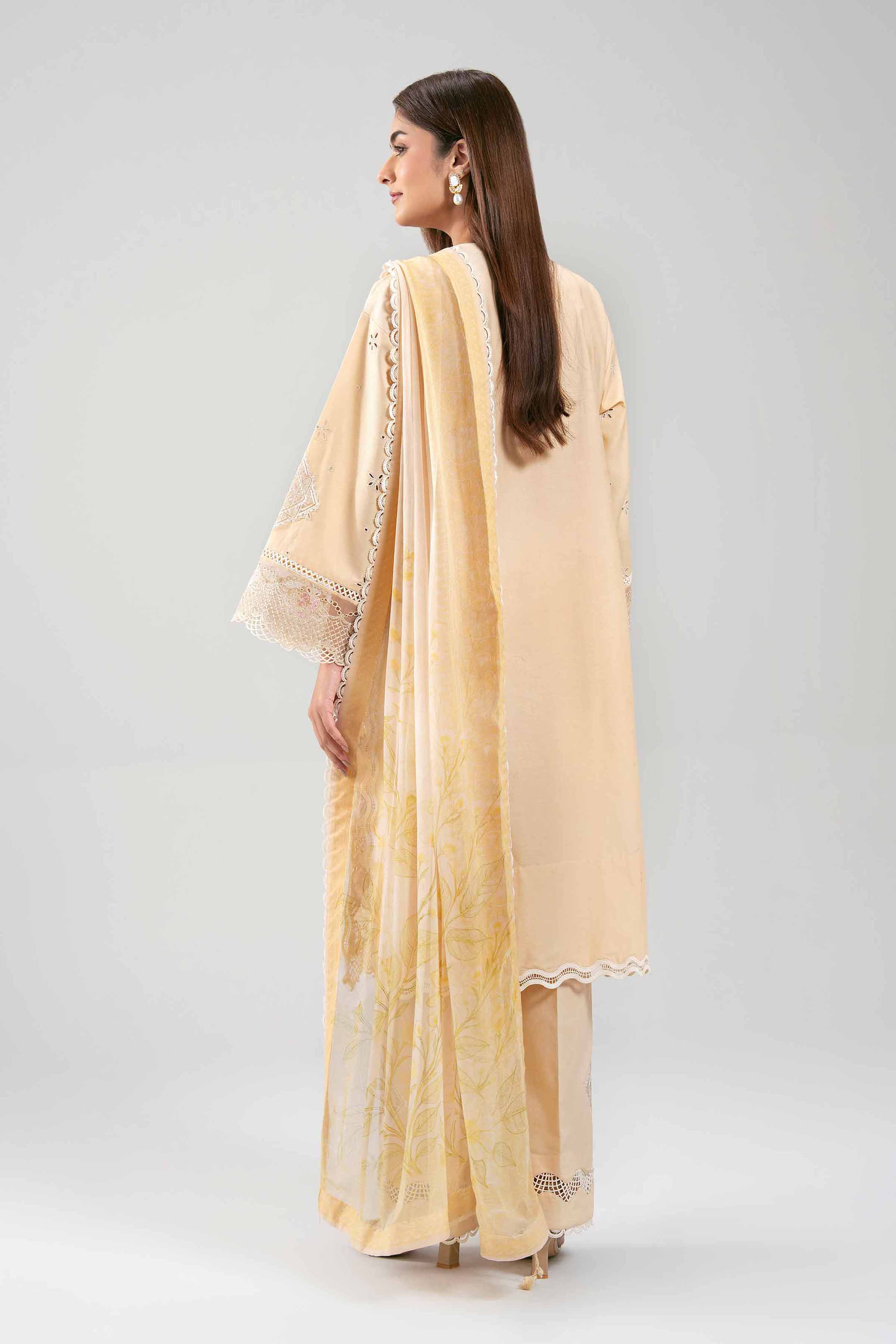 3 Piece - Digital Printed Embroidered Suit - 42601283