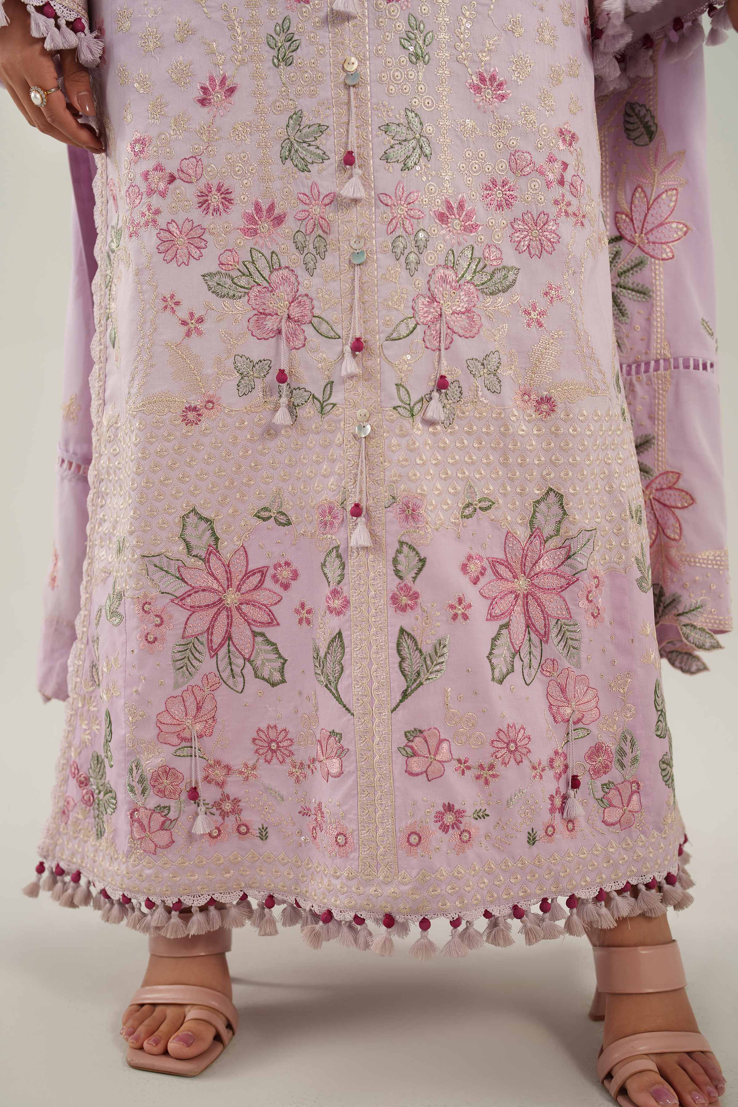 3 Piece - Embroidered Suit - 42601300