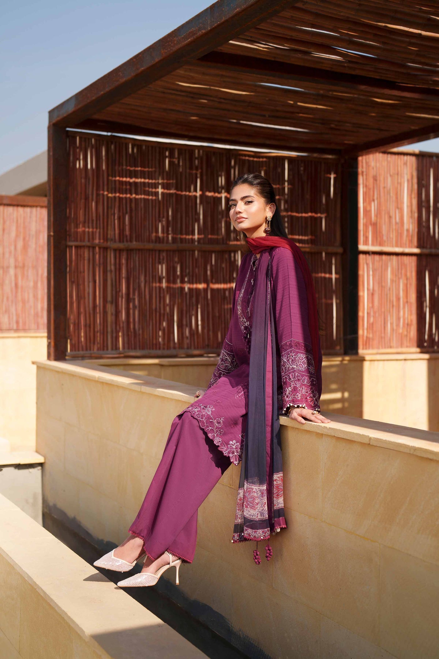 3 Piece Embroidered Lawn Suit