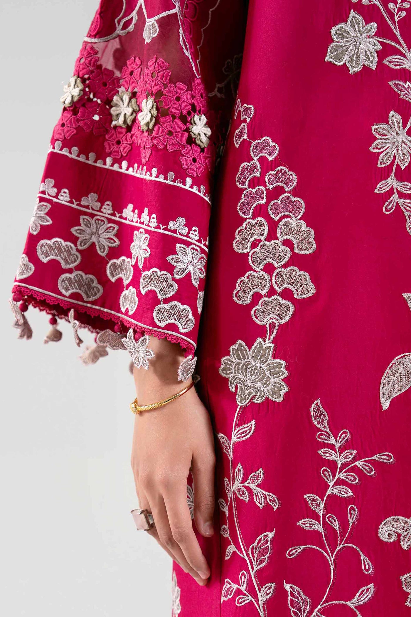 3 Piece - Digital Printed Embroidered Suit - 42601316