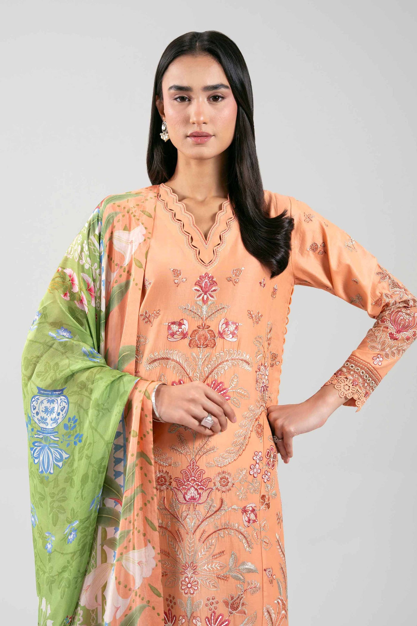 3 Piece Embroidered Lawn Suit