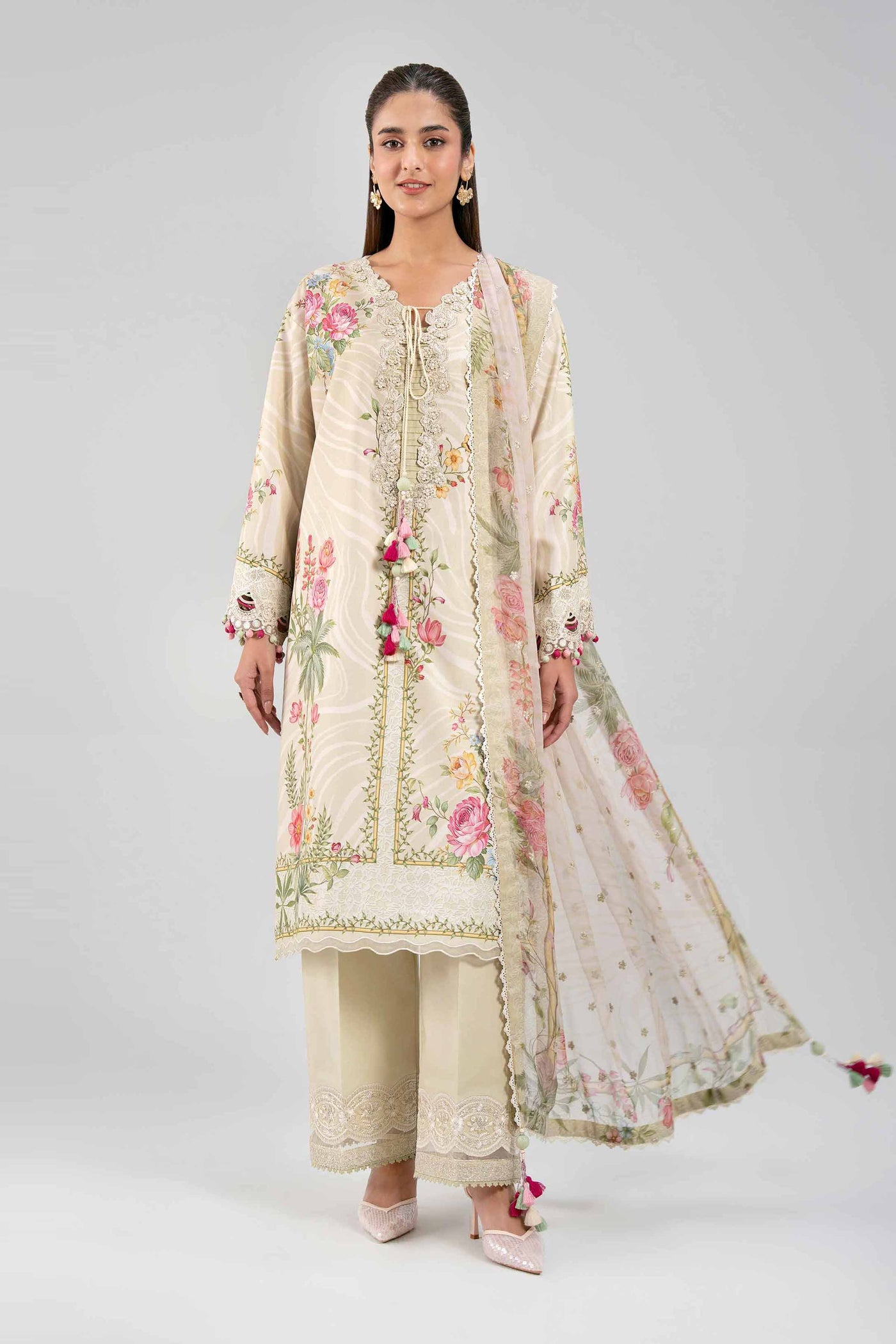 3 Piece Embroidered Lawn Suit