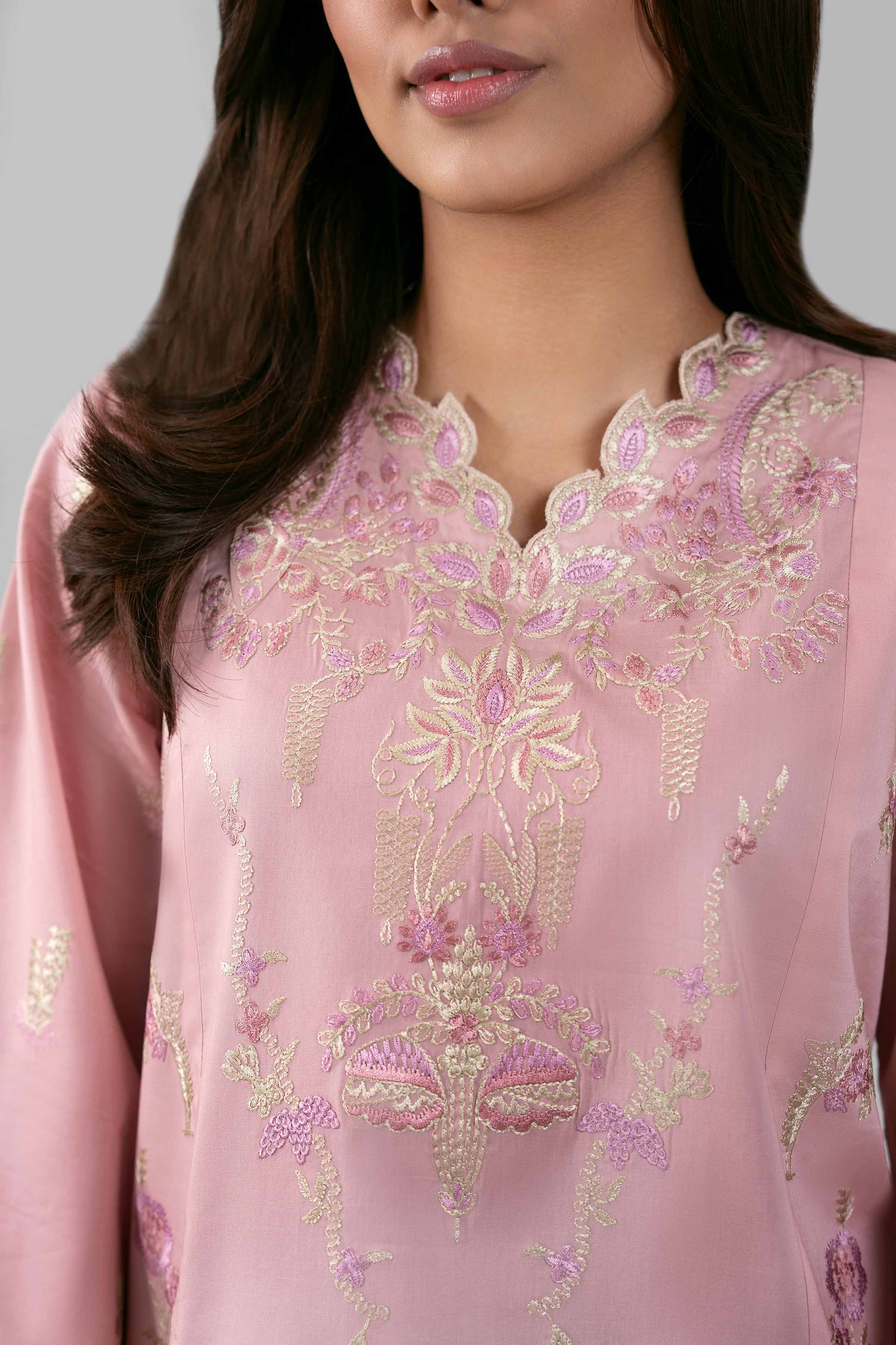 3 Piece - Digital Printed Embroidered Suit - 42601337
