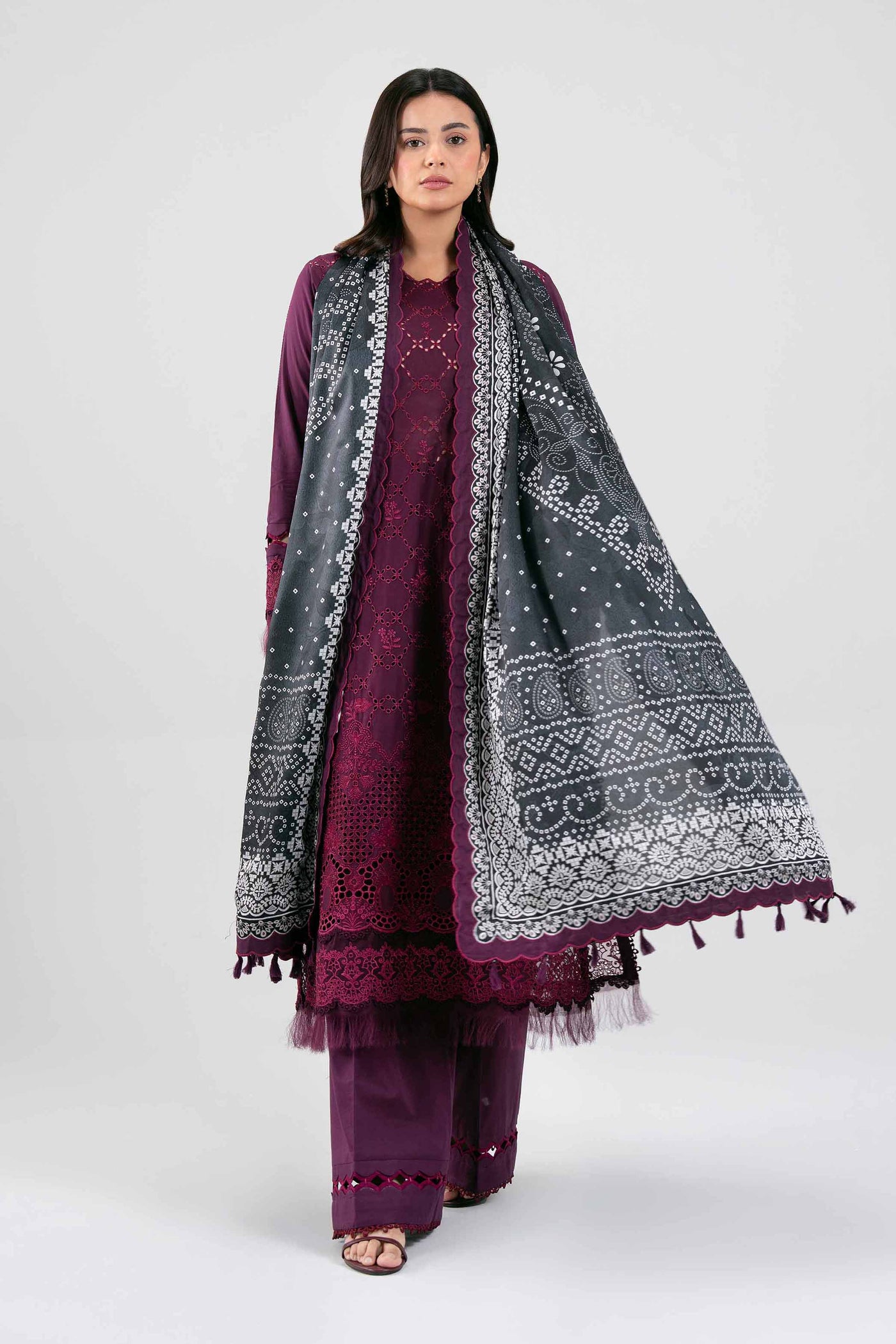 3 Piece Embroidered Lawn Suit