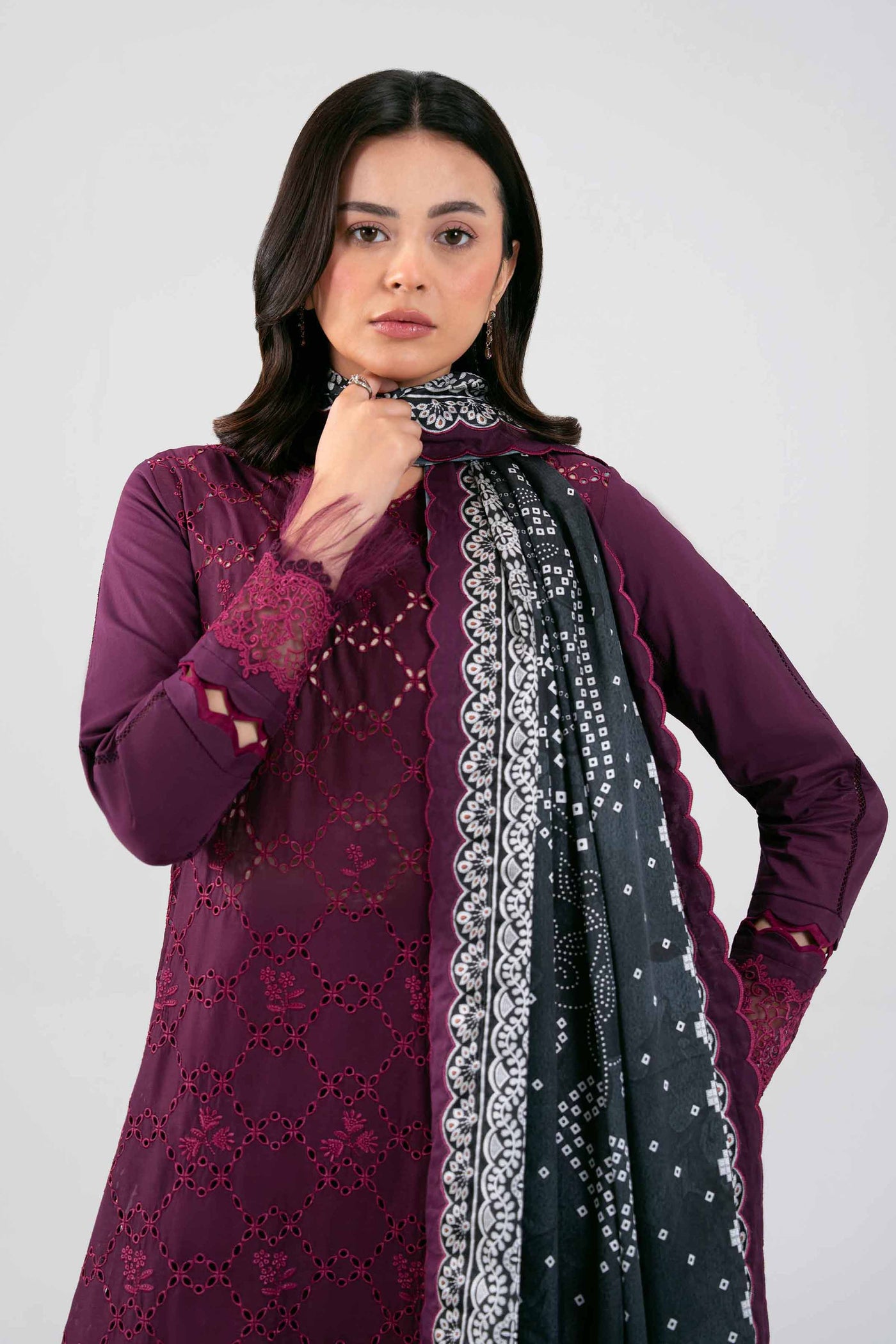 3 Piece Embroidered Lawn Suit