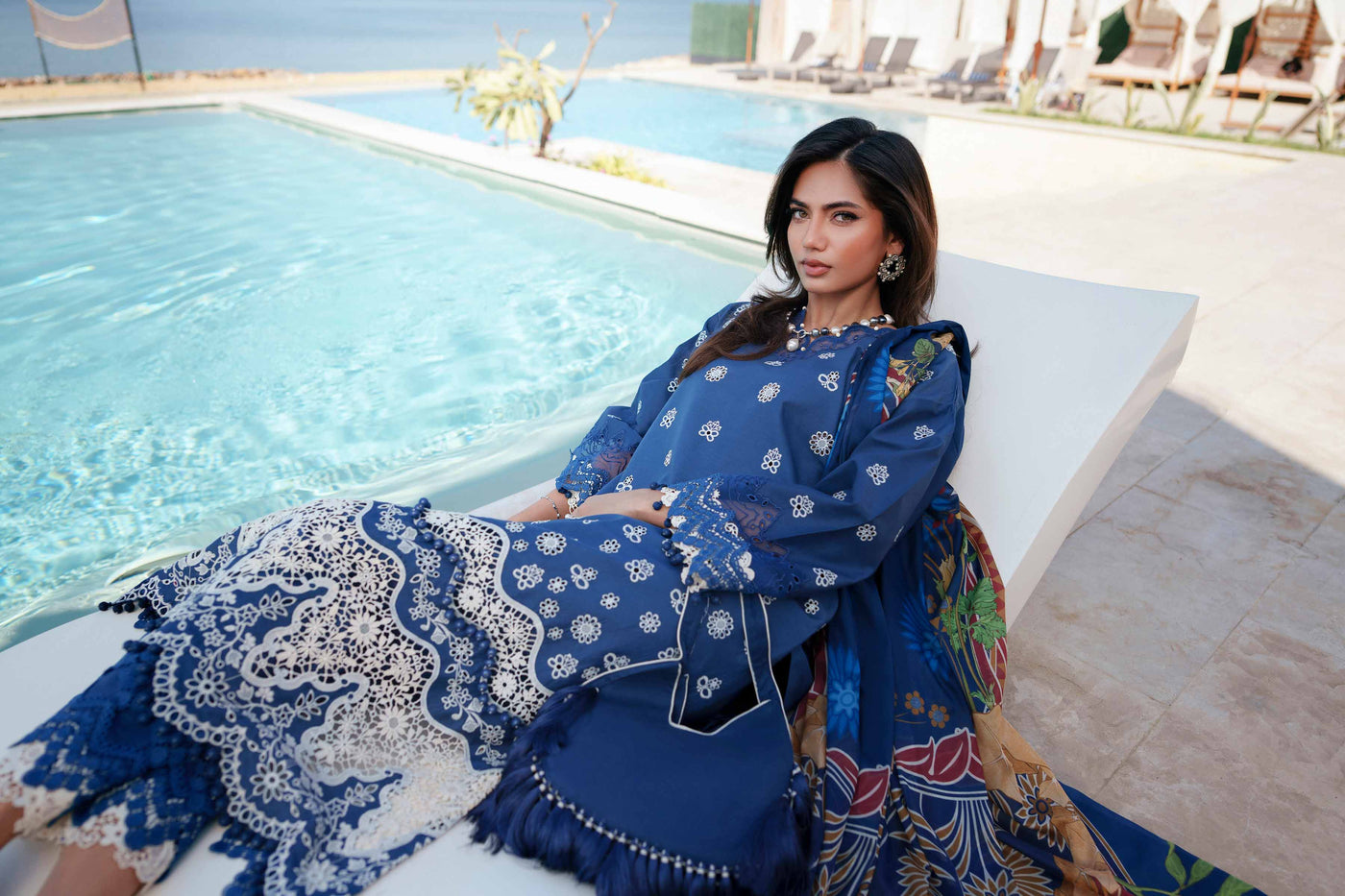 3 Piece Embroidered Lawn Suit