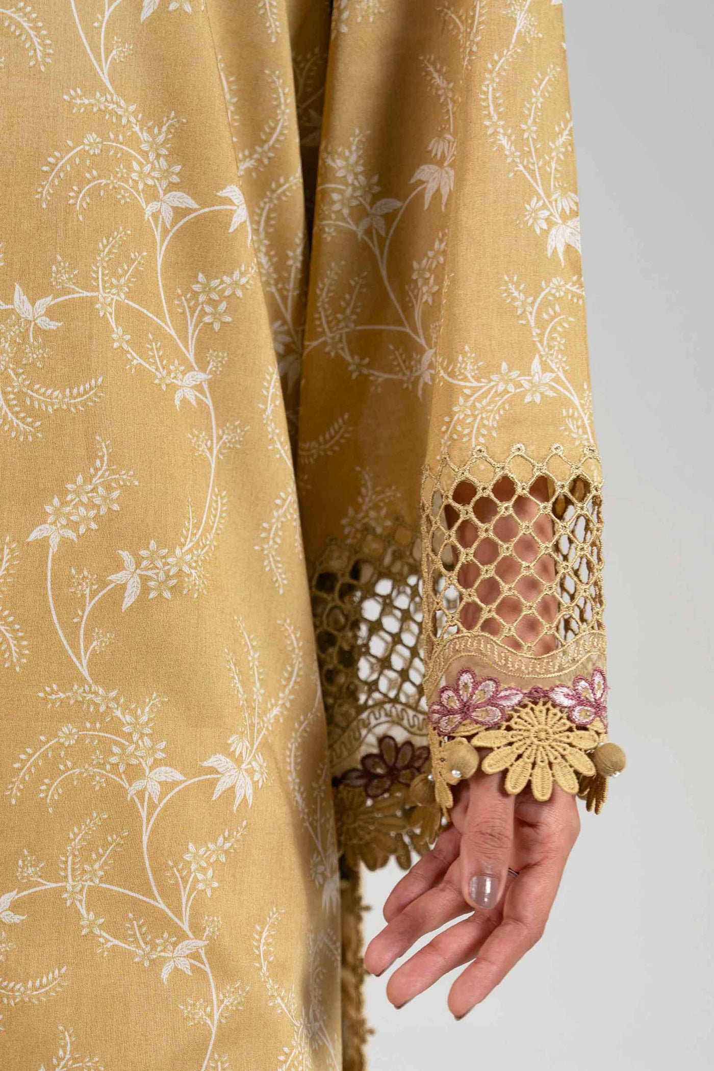 Printed Blended Kurta