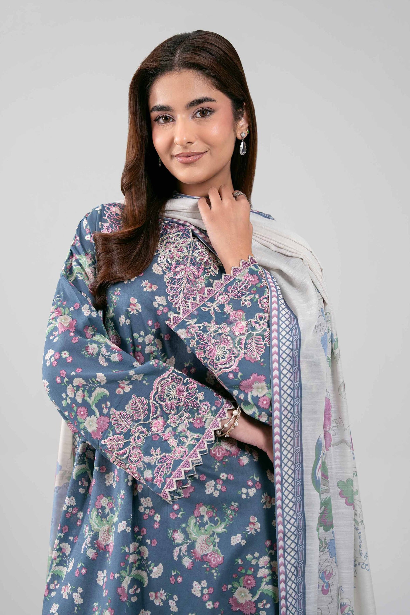 Printed Blended Kurta