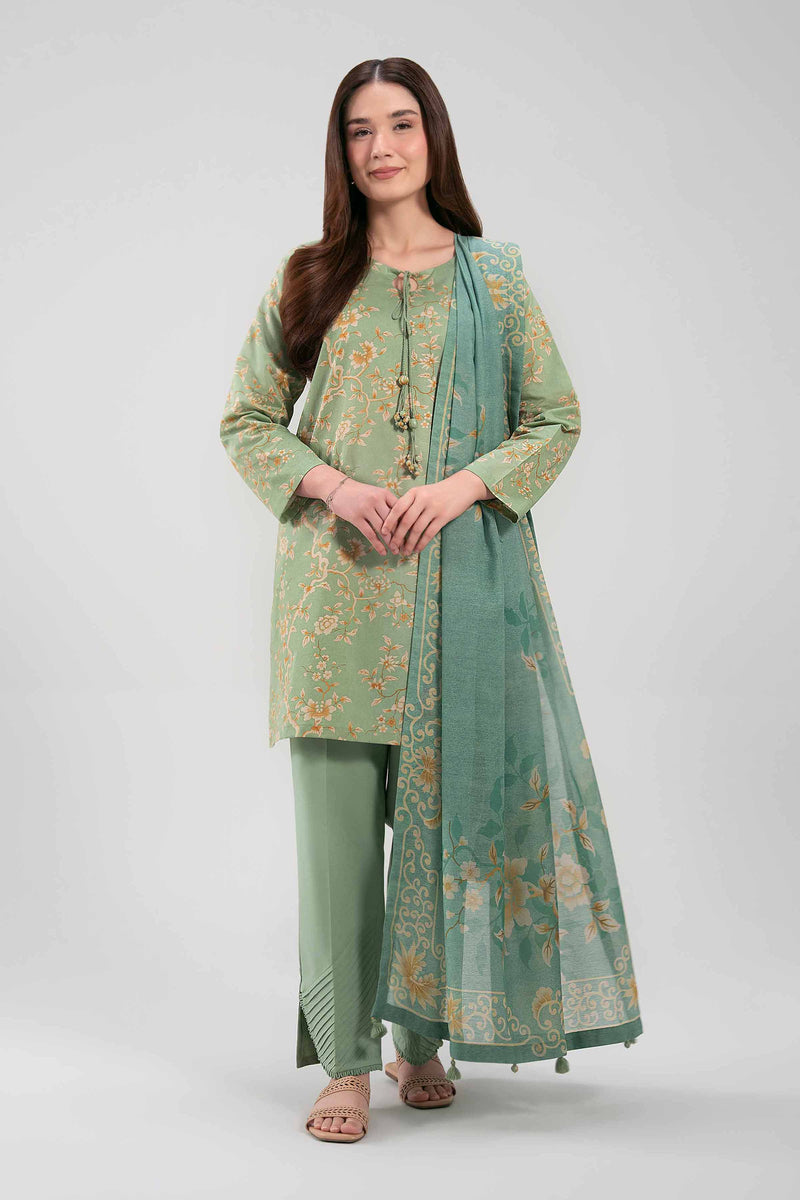 3 Piece - Digital Printed Suit - 42601365
