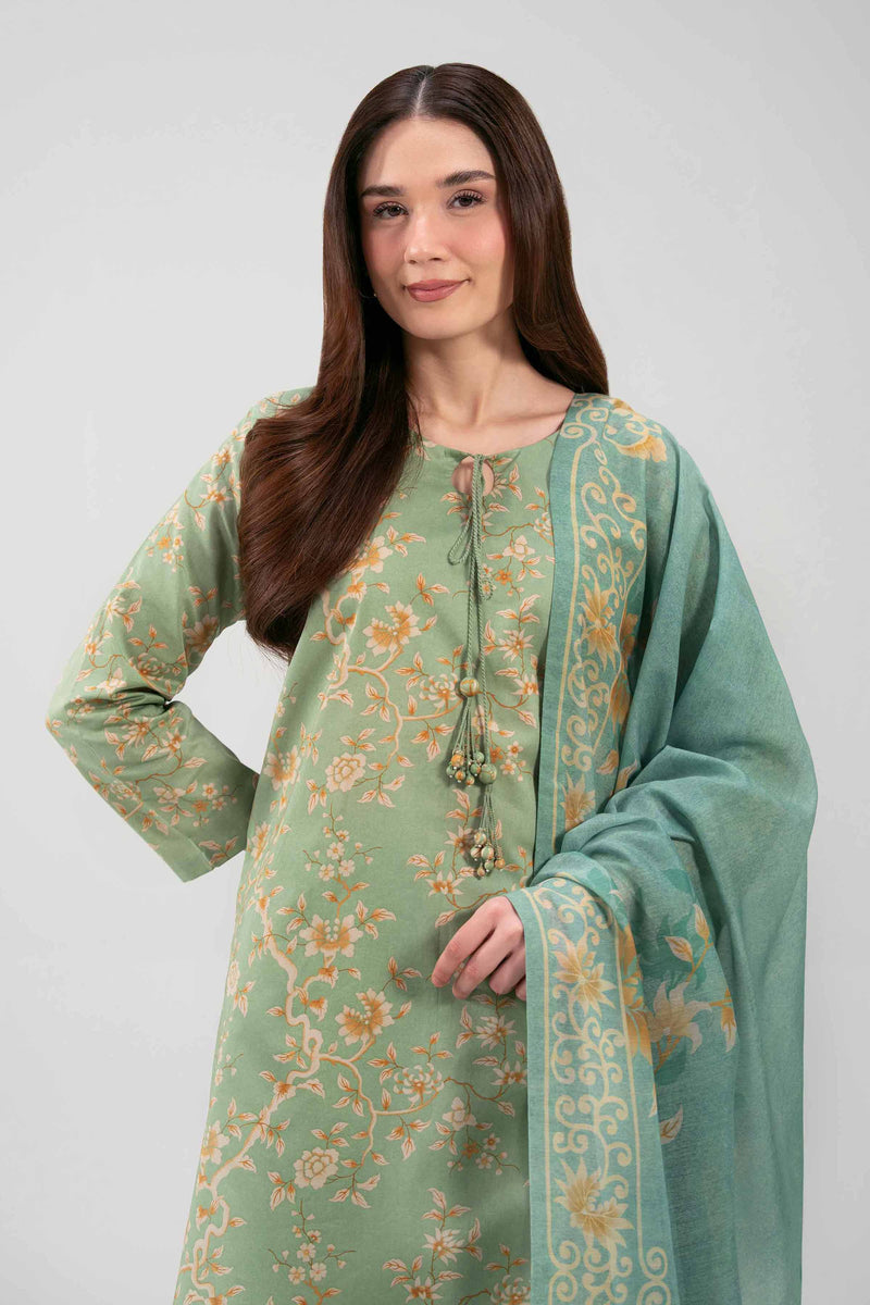 3 Piece - Digital Printed Suit - 42601365