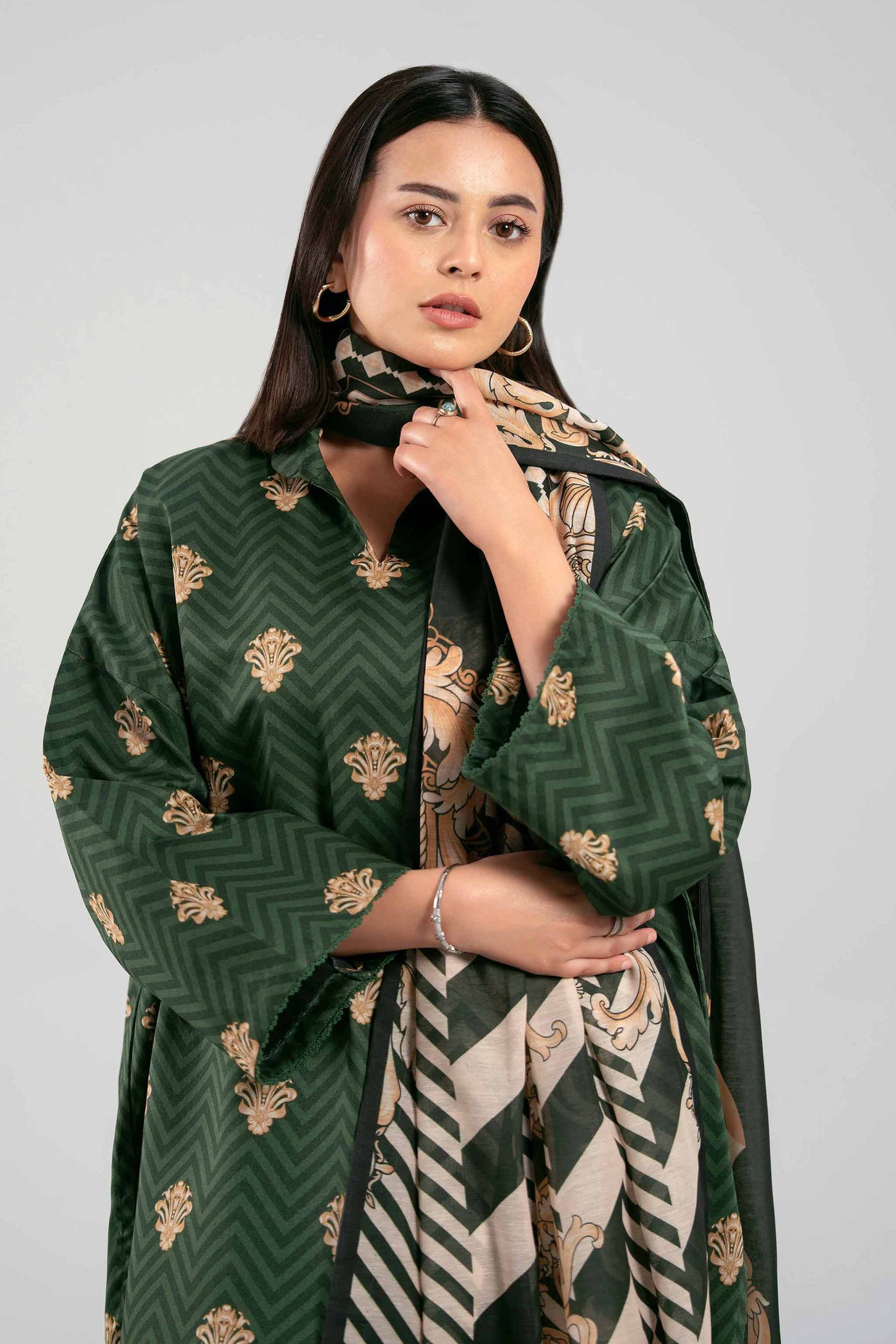 2 Piece Cotton Karandi Suit