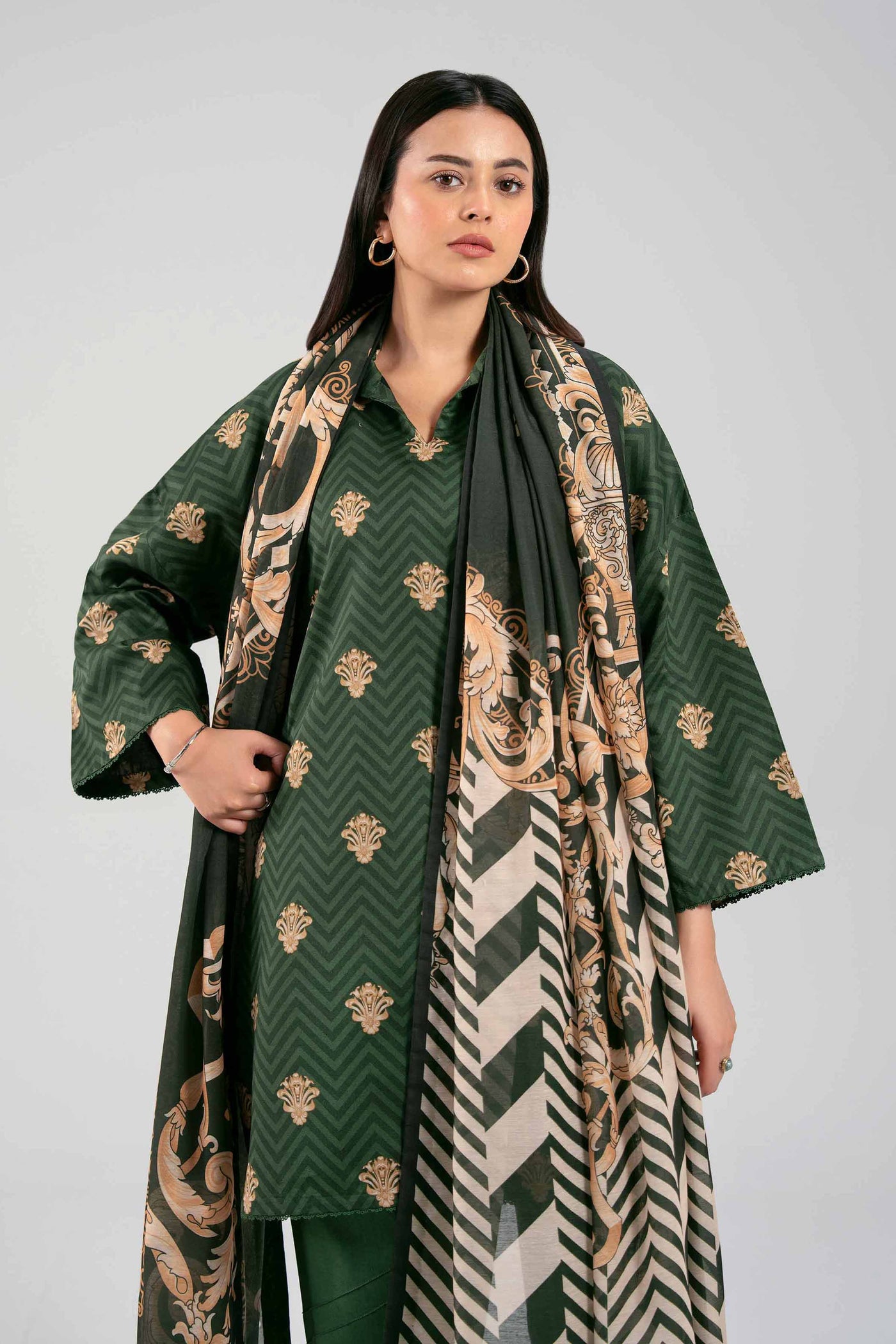 2 Piece Cotton Karandi Suit