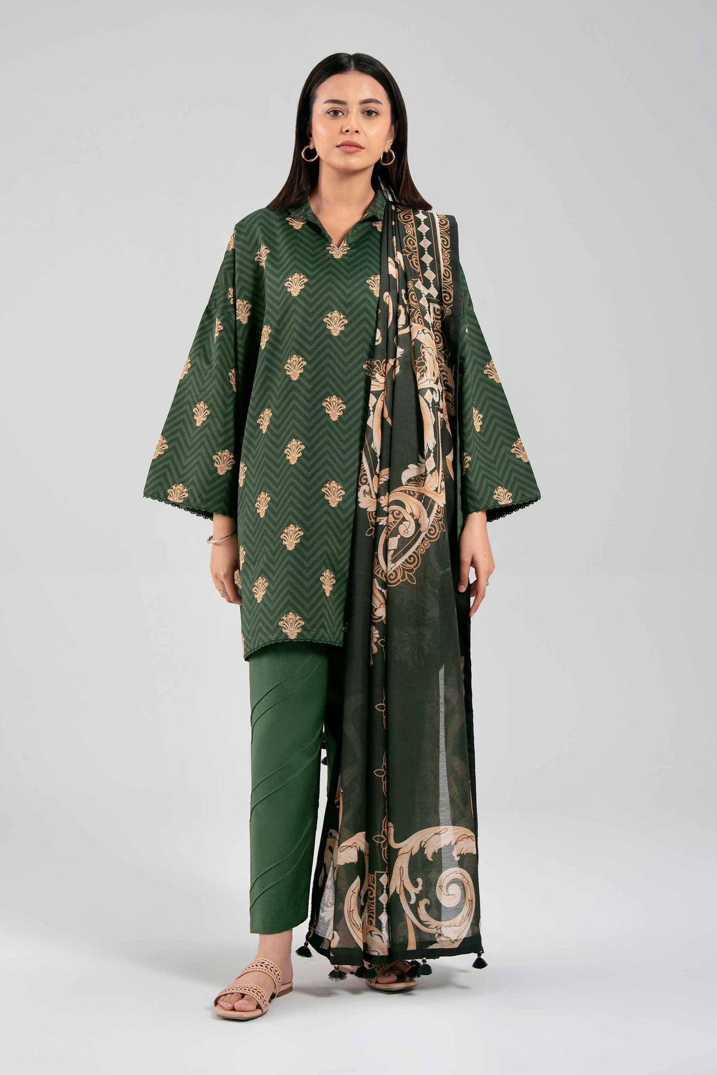 2 Piece Cotton Karandi Suit