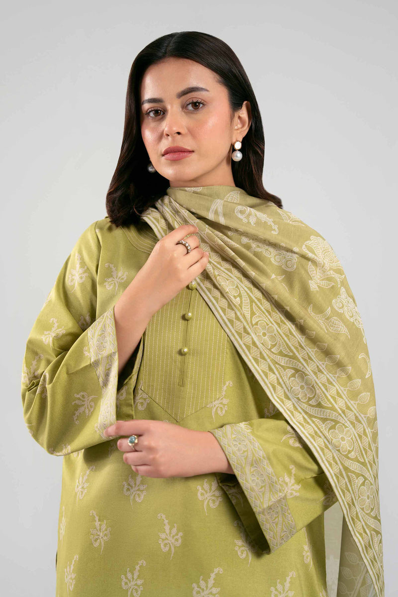 3 Piece - Digital Printed Suit - 42601379