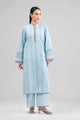 3 Piece Embroidered Cotton Net Suit