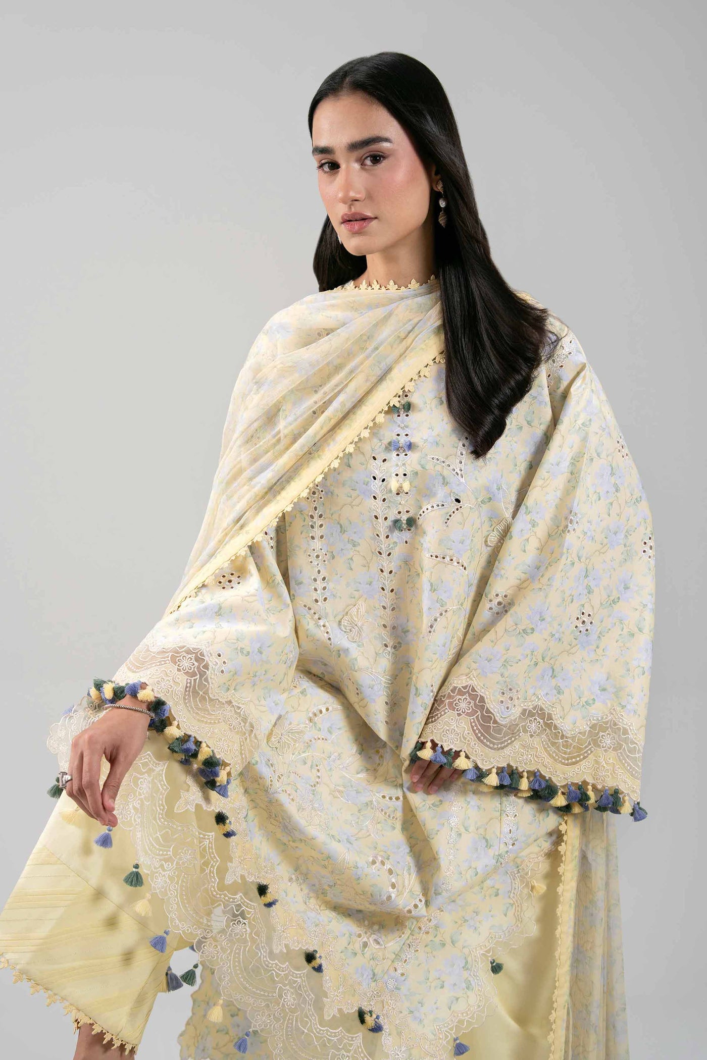 3 Piece Embroidered Lawn Suit