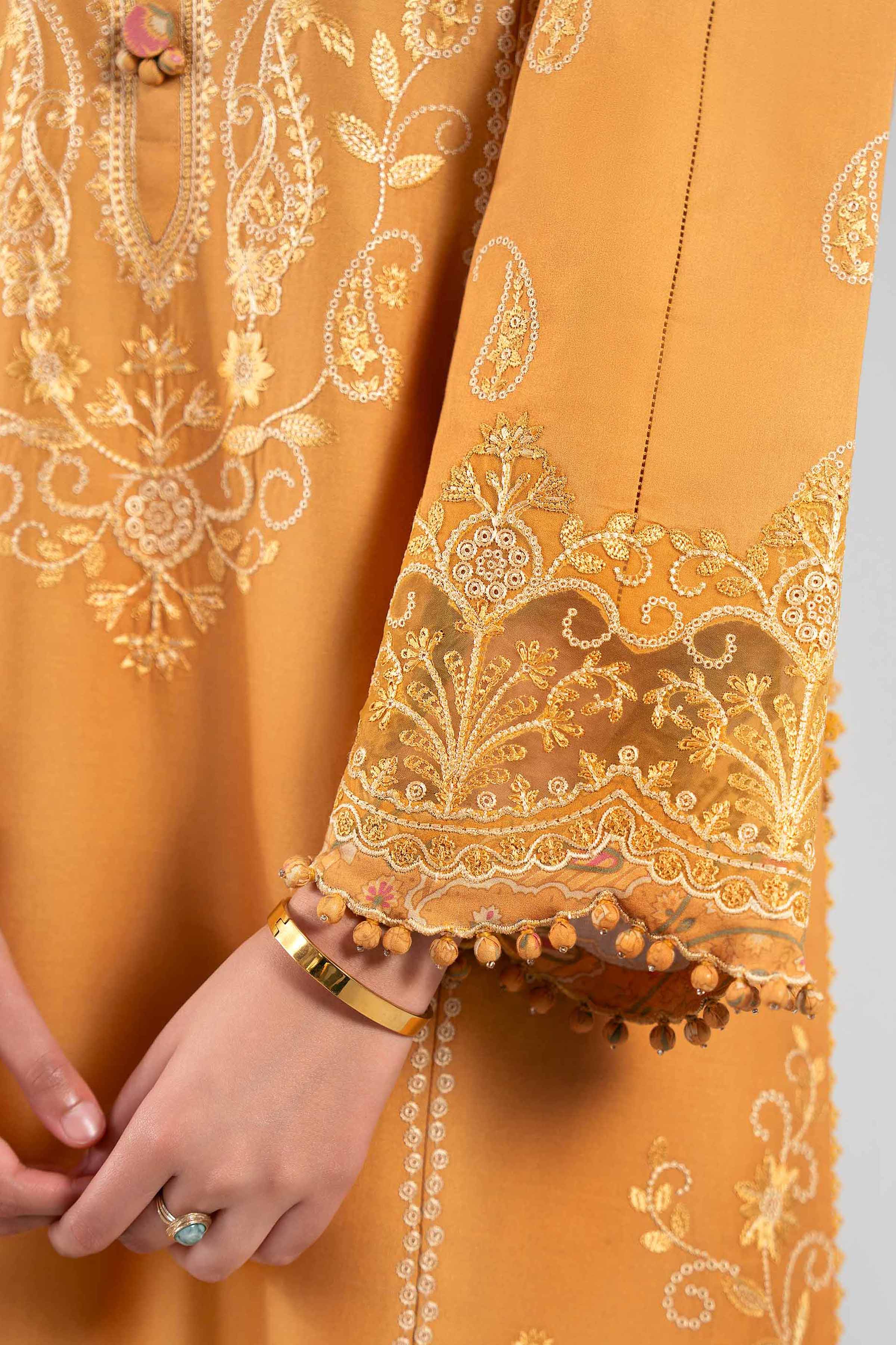 3 Piece - Digital Printed Embroidered Suit - 42601399