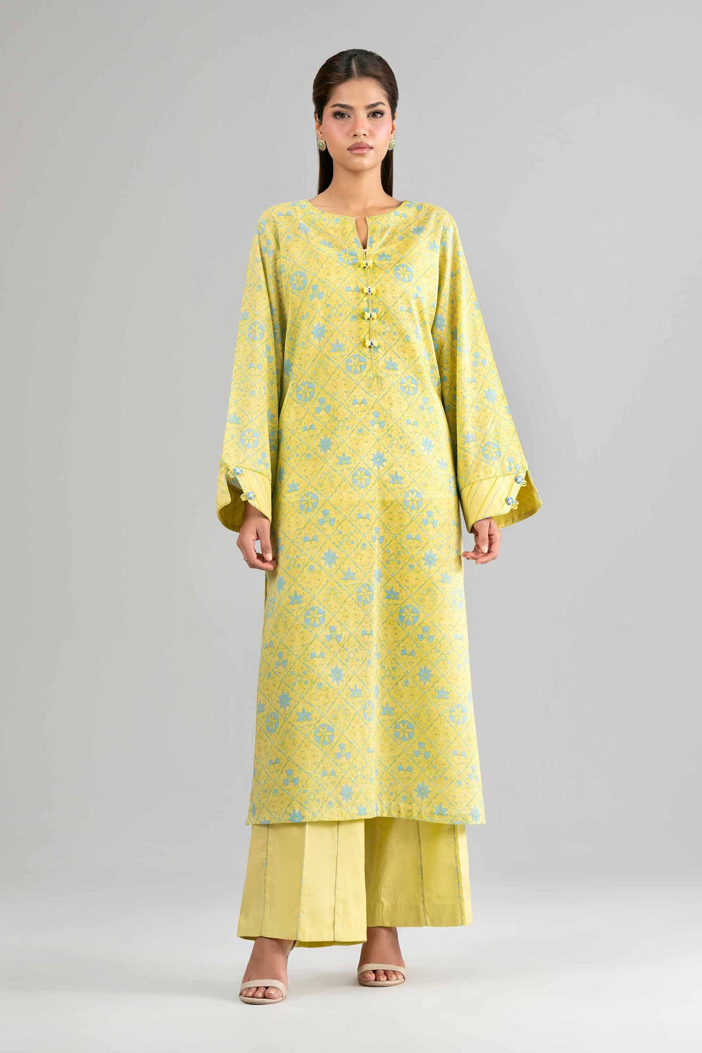 3 Piece Embroidered Chiffon Suit