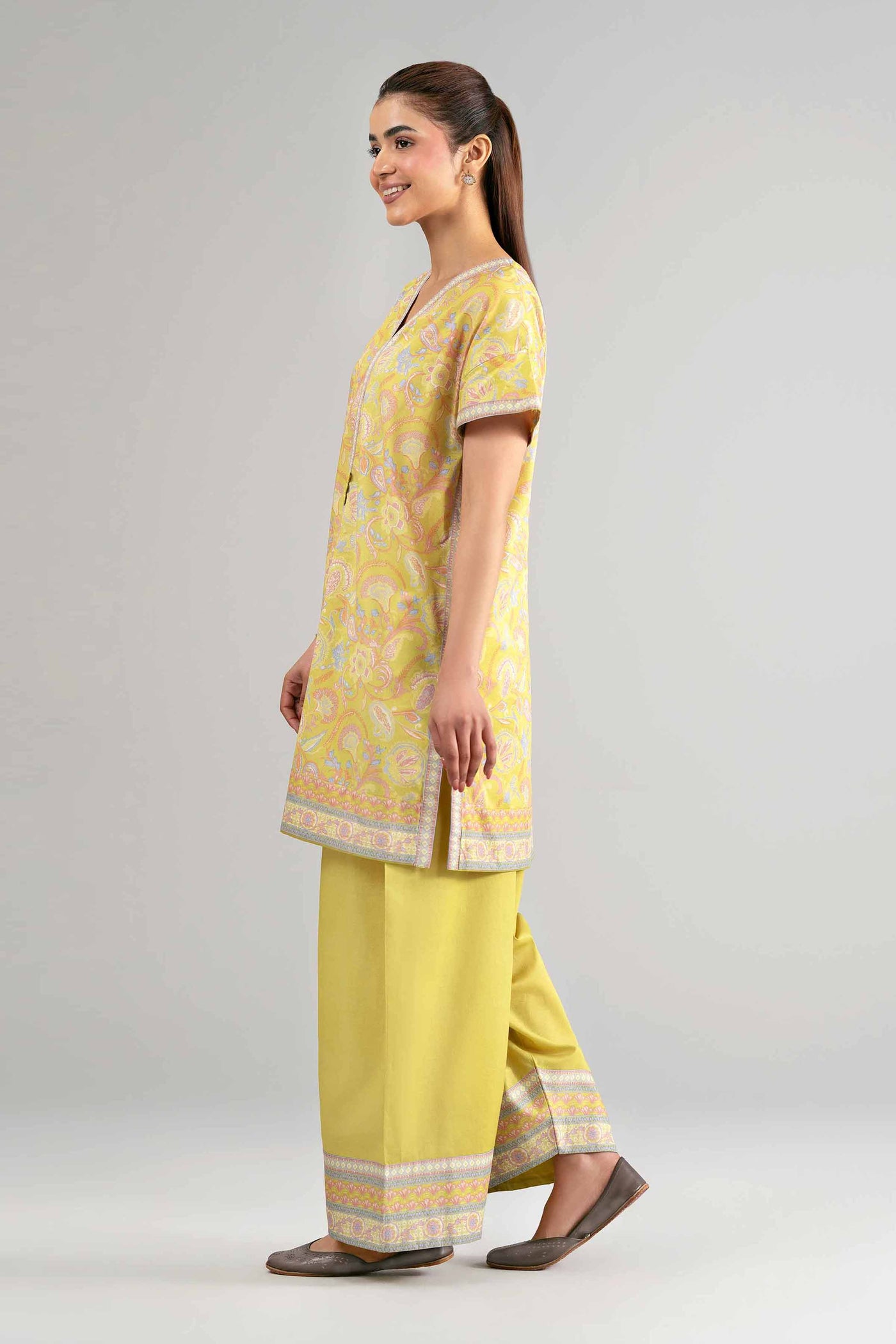3 Piece Embroidered Organza Suit